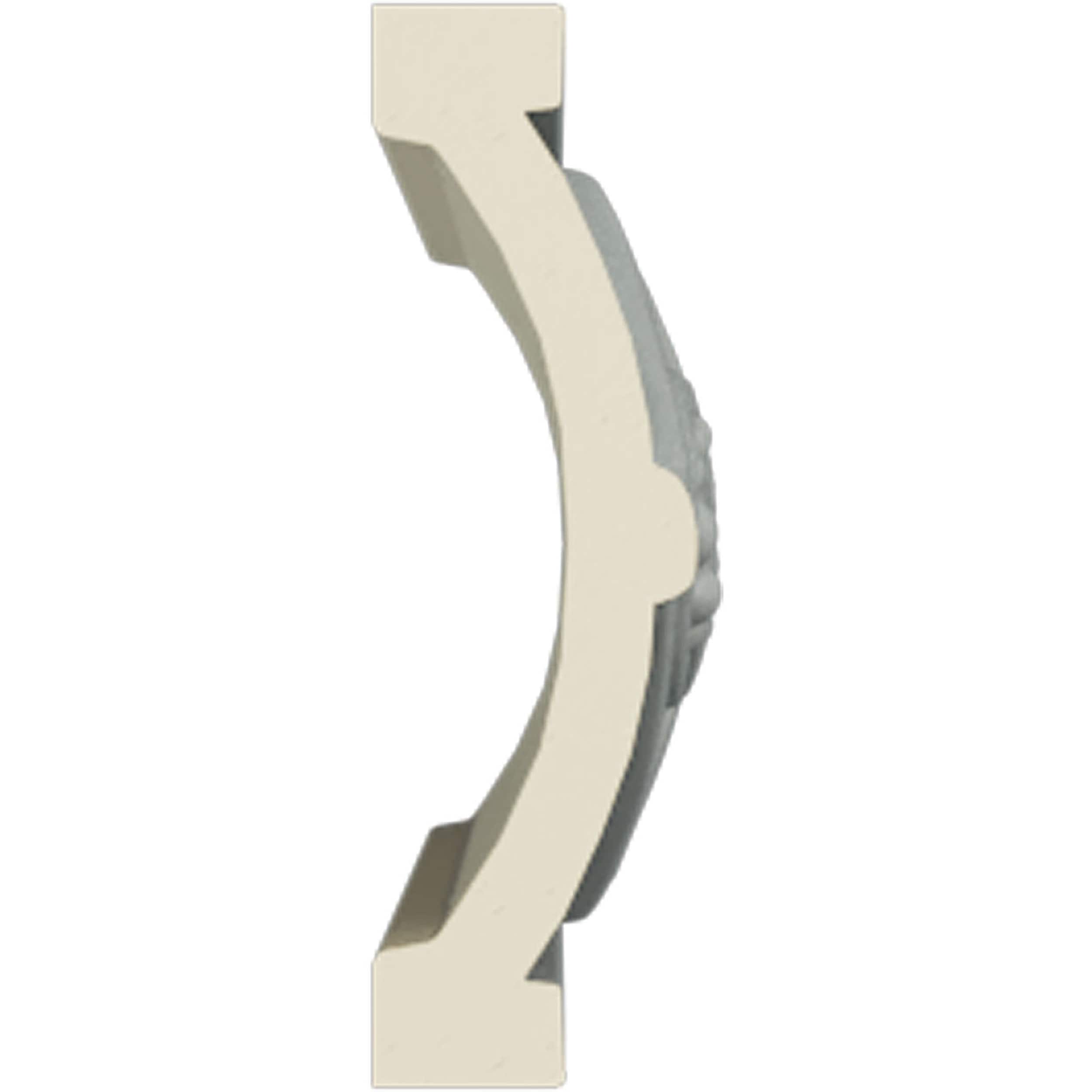 Ekena Millwork 2 1/4"H x 3/4"P x 94 1/2"L, (1 5/8" Repeat), Haylynn Chair Rail