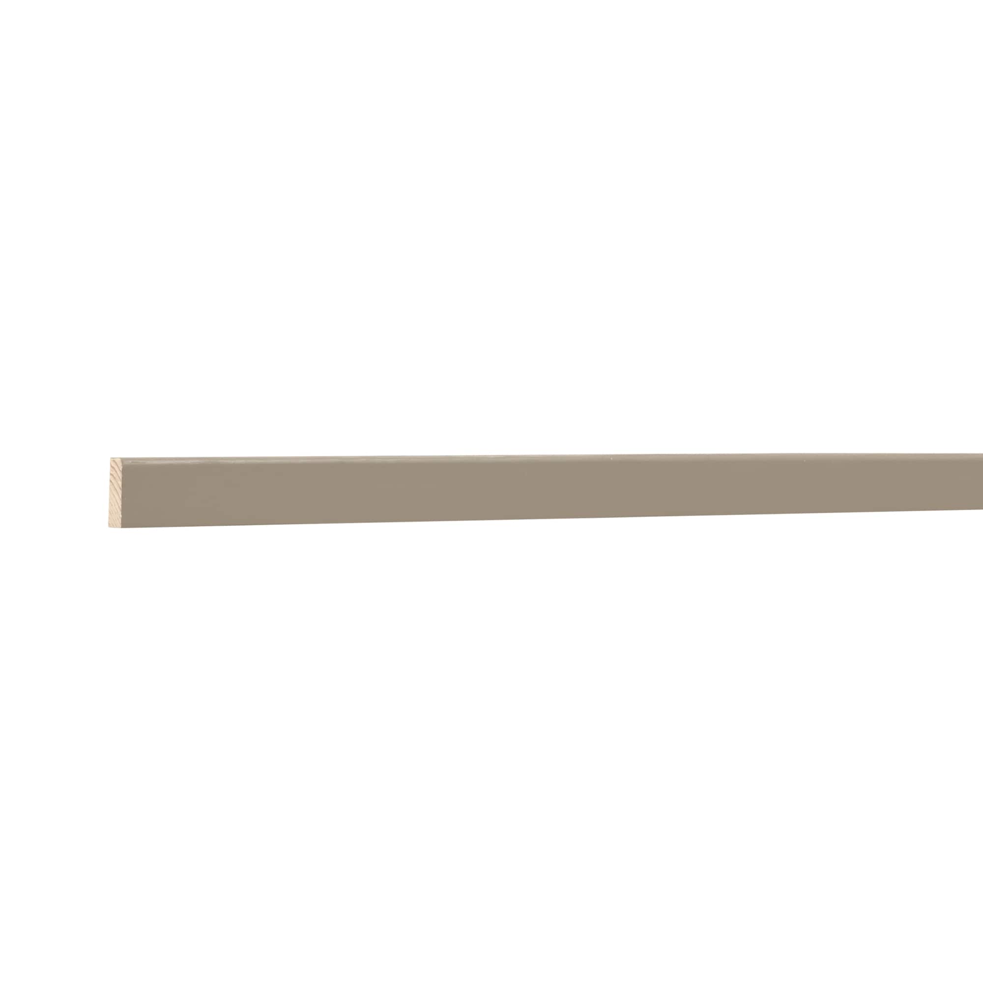 allen + roth L25412FBWGY 7/16-in x 3/4-in x 12-ft Craftsman Painted MDF L254 Shoe Moulding