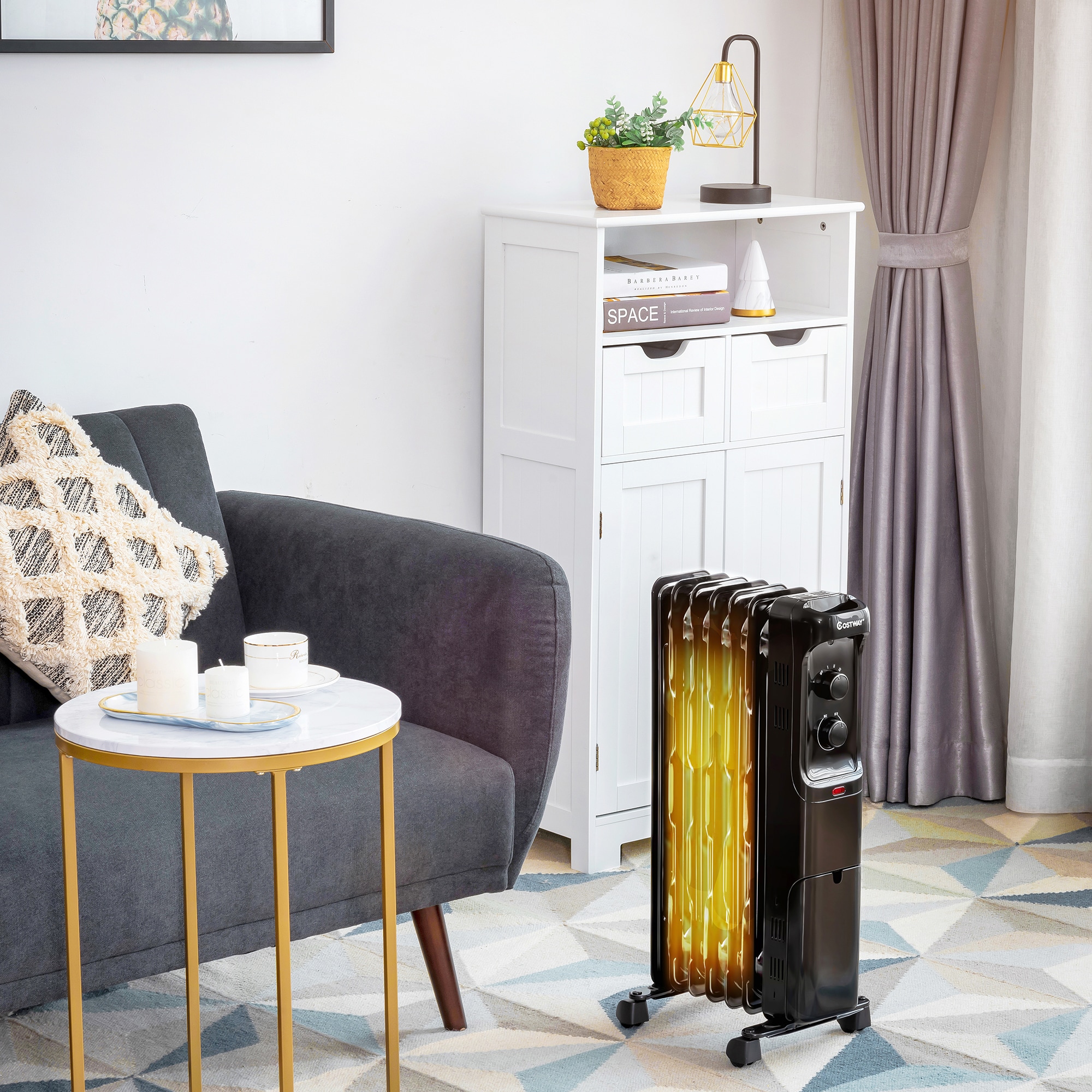 Goplus EP24919US-BK Portable-Electric-Heat - View #9