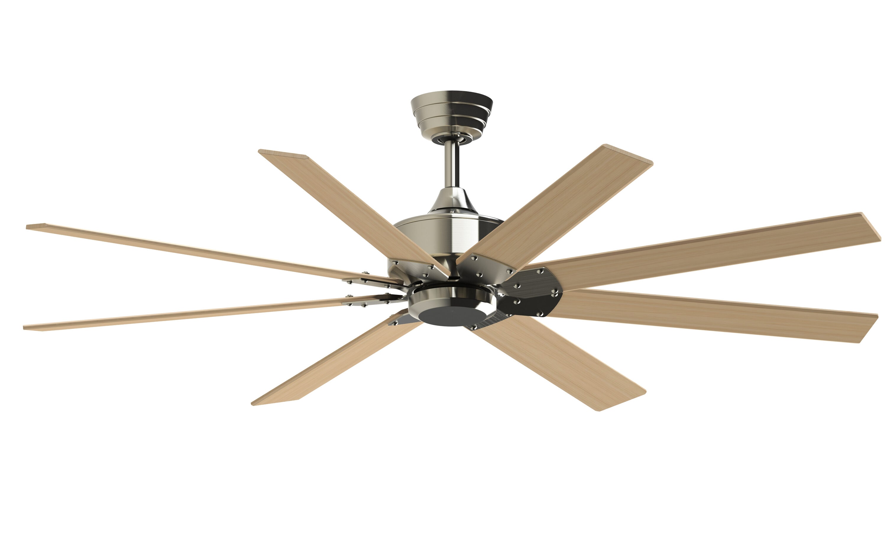 Fanimation Wrap Custom 60-in Matte White with Weathered Wood Blades Indoor/Outdoor Smart Ceiling Fan Light Kit Compatible and Remote (3-Blade) FPD8530MW-60WE Sansujyuku sansujyuku.com