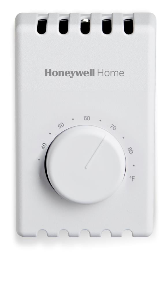 Honeywell Manual Electric Baseboard Heat Thermostat Mechanical  Non-Programmable Thermostat at