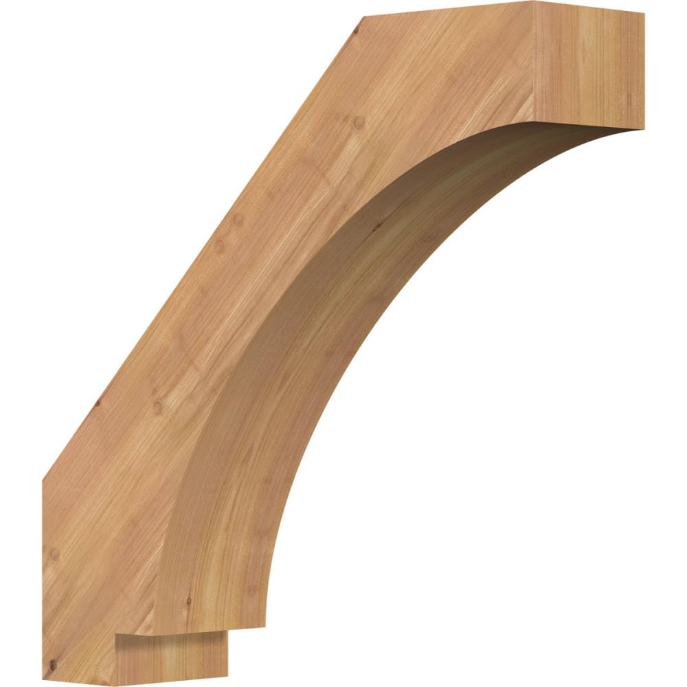 Ekena Millwork BRC06X22X22IMP00SWR 5-1/2-in x 22-in x 22-in Western Red Cedar Unfinished Wood Imperial Smooth Knee Brace