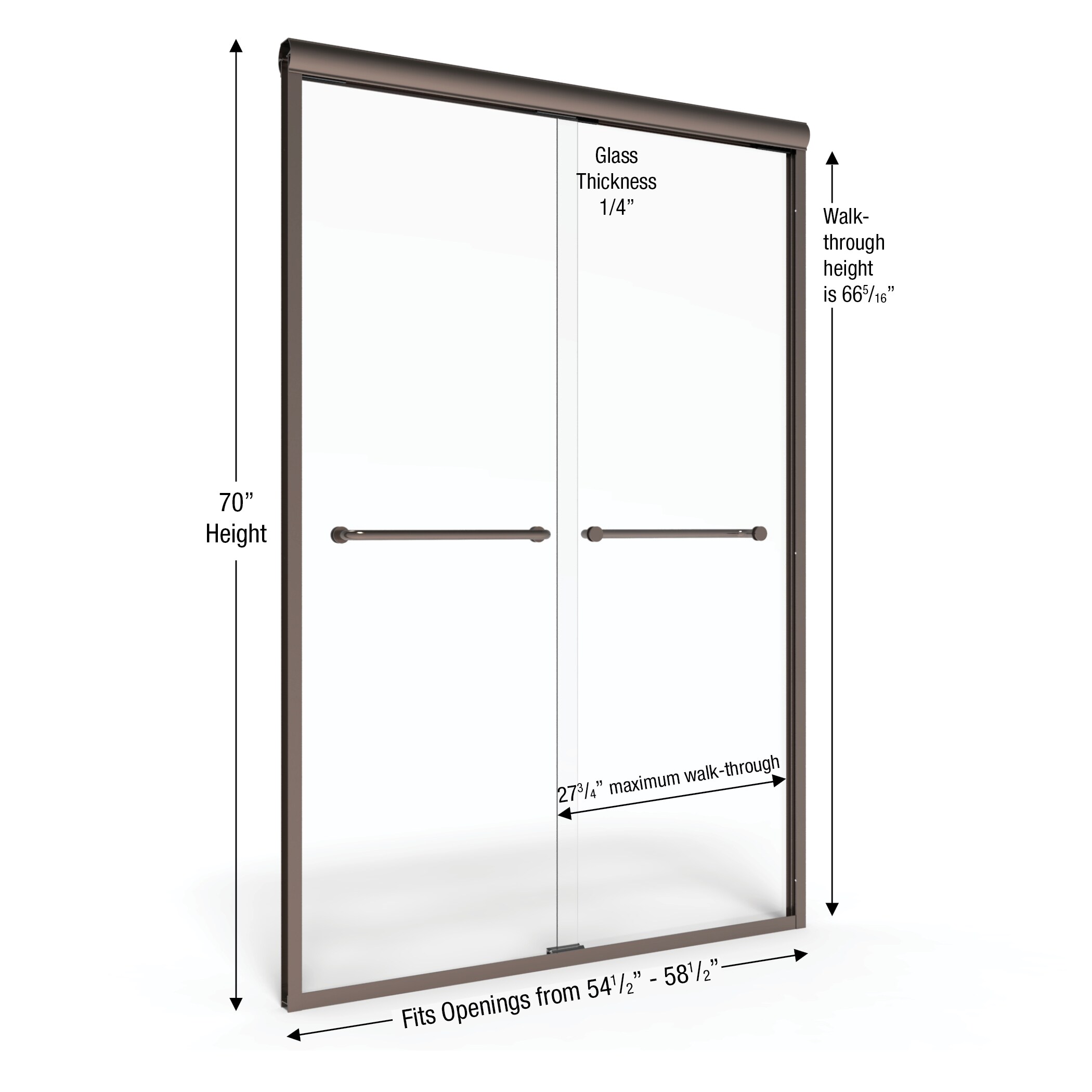 Basco INFH05A5870RNOR Shower-Doors - View #2