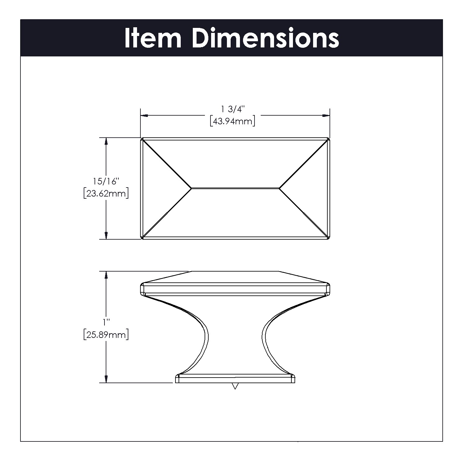 Hickory Hardware P2151-14 Cabinet-Knobs - View #4