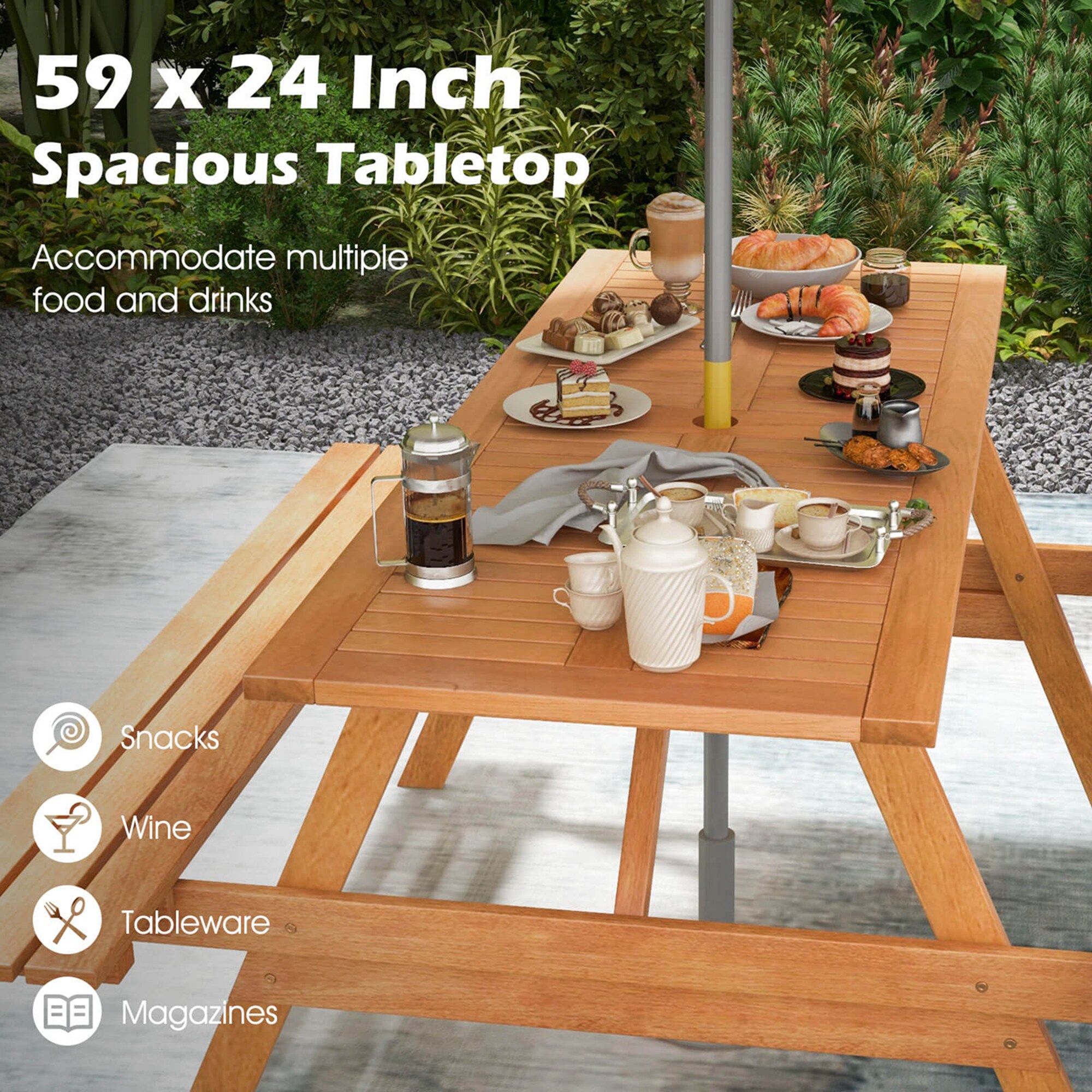 Costway HCST00032 Patio-Tables - View #6