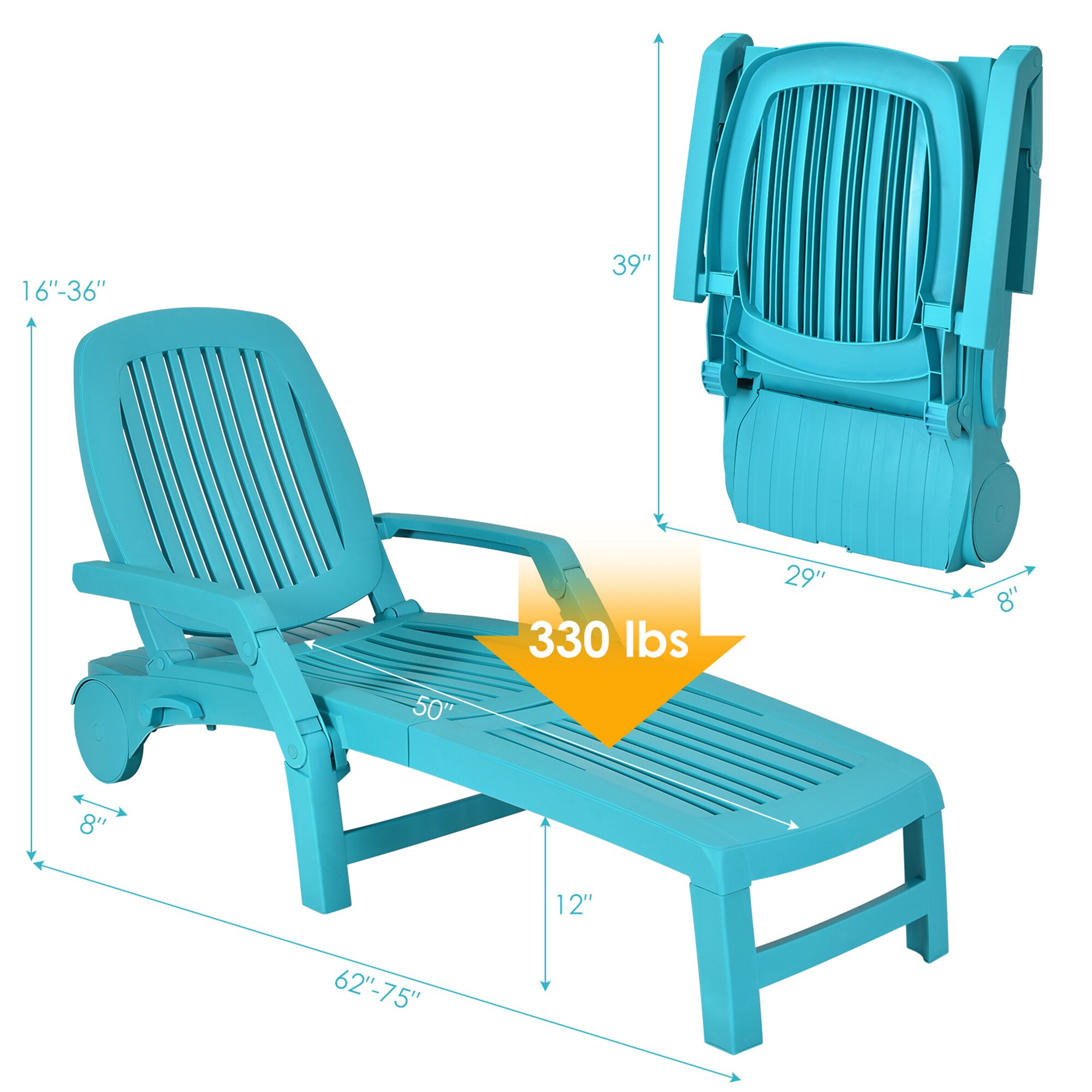 Costway OP70717GR Patio-Chairs - View #10