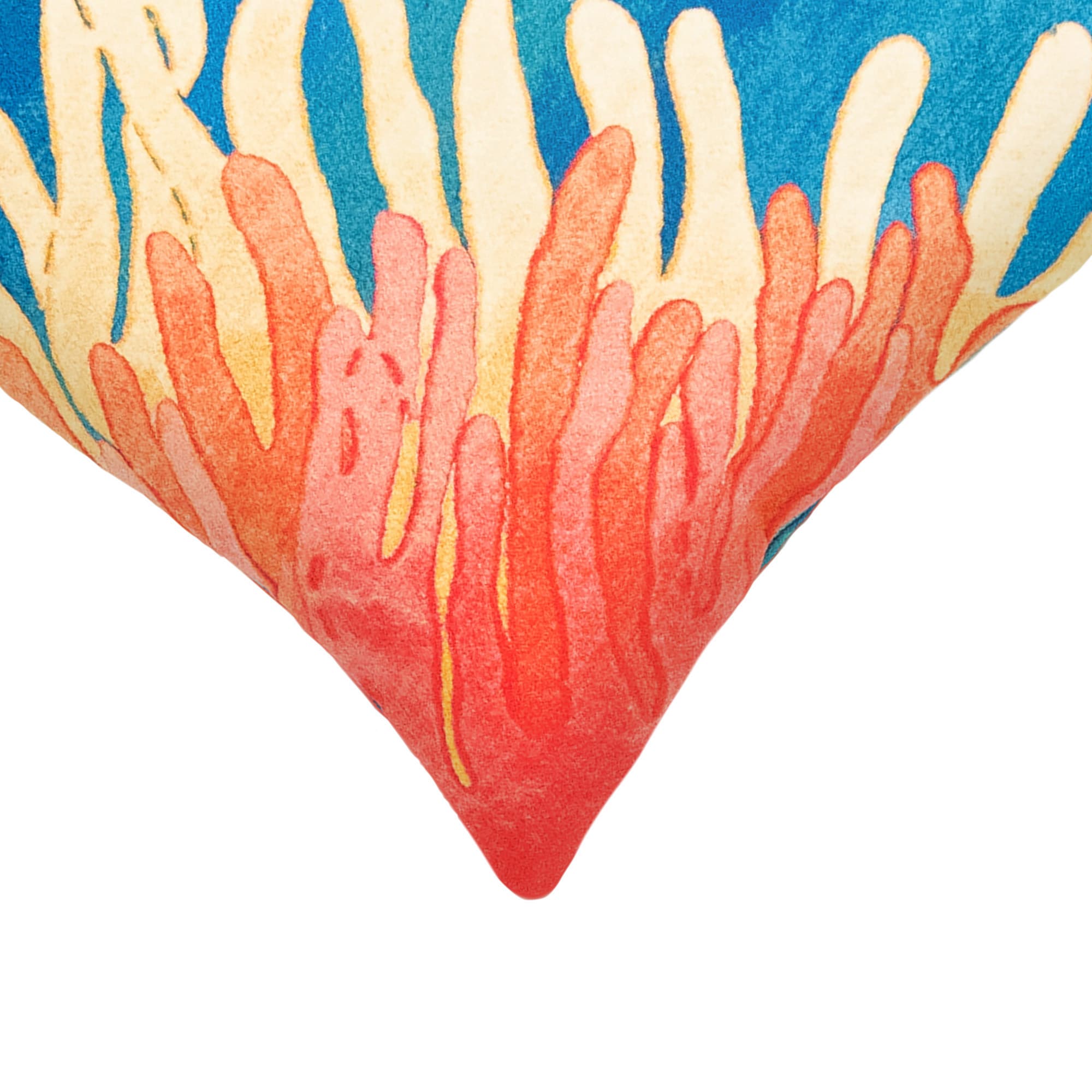 Coral Rectangular Polyester Indoor/Outdoor Decorative Pillow