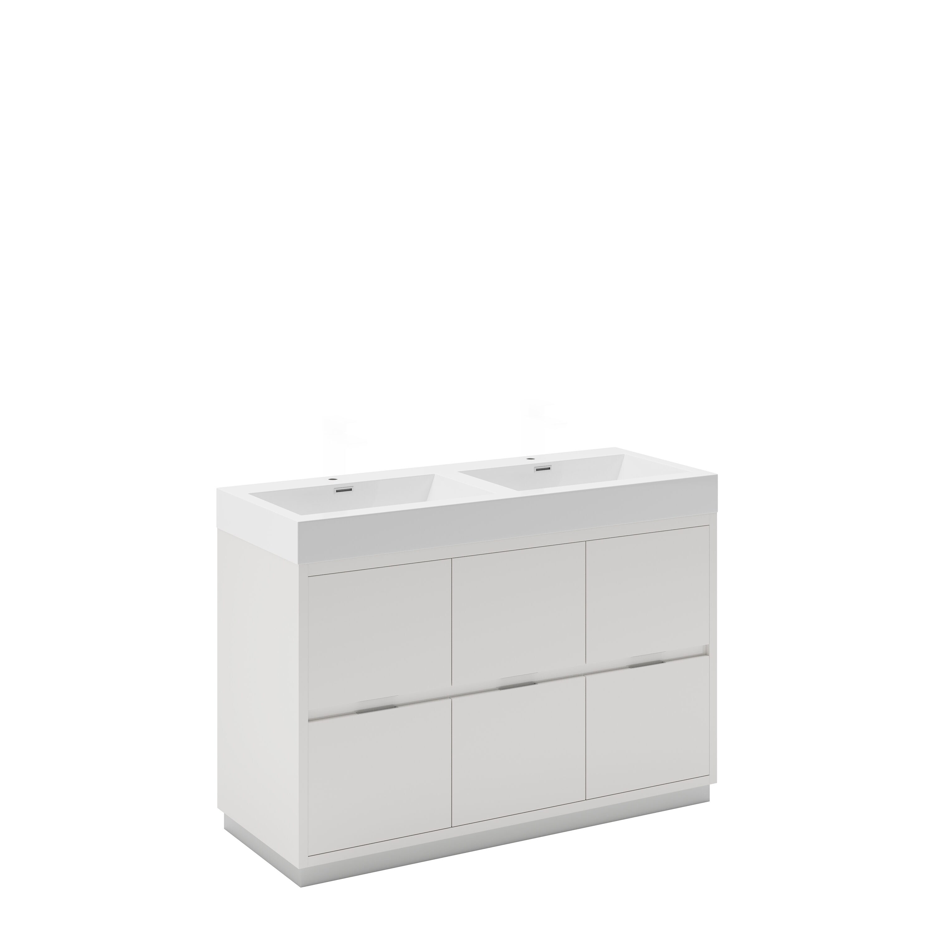Fresca FCB8448WH-D-I Bath-Vanity-Combo - View #2