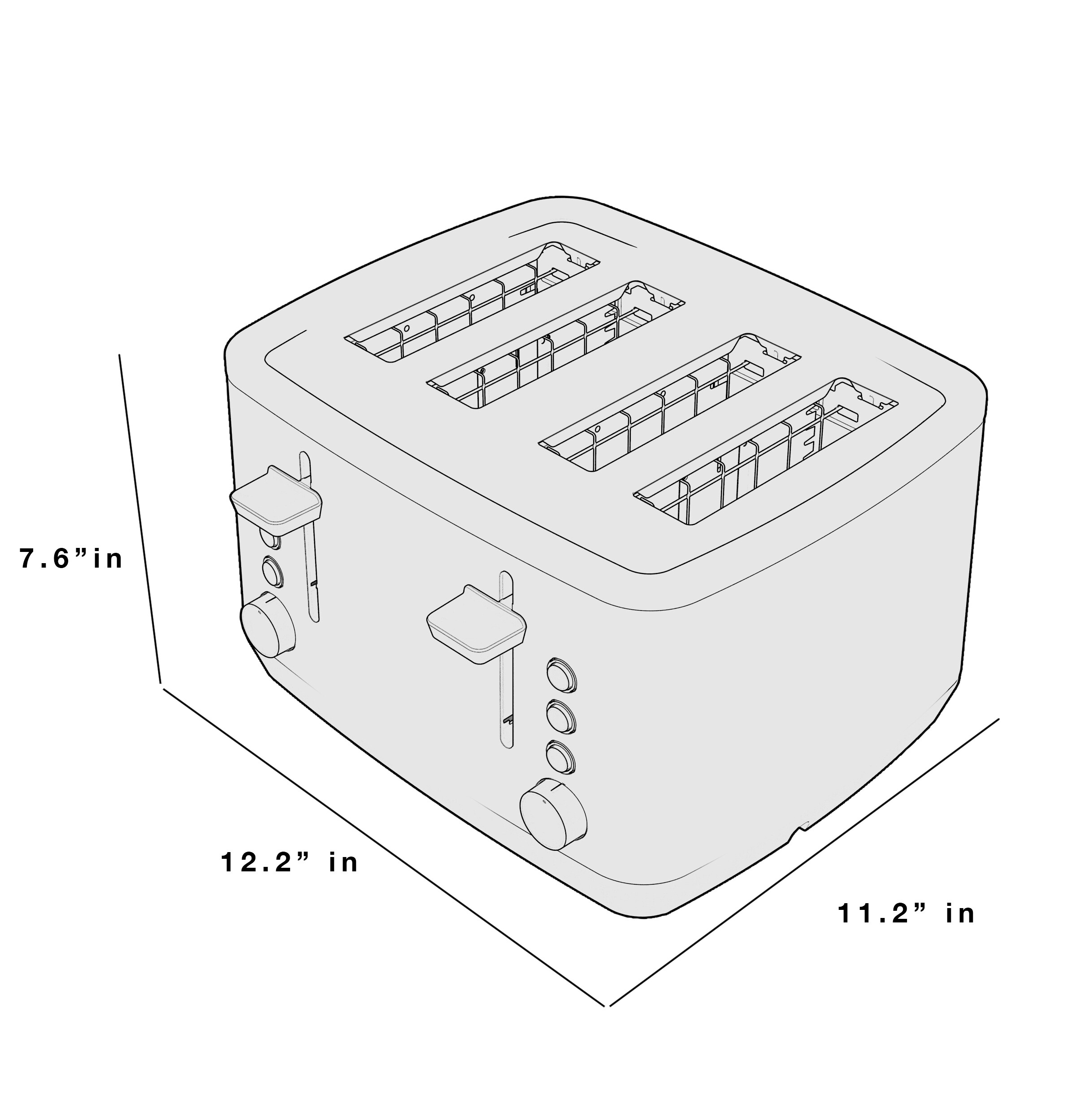 GE G9TMA4SSPSS toasters - View #9