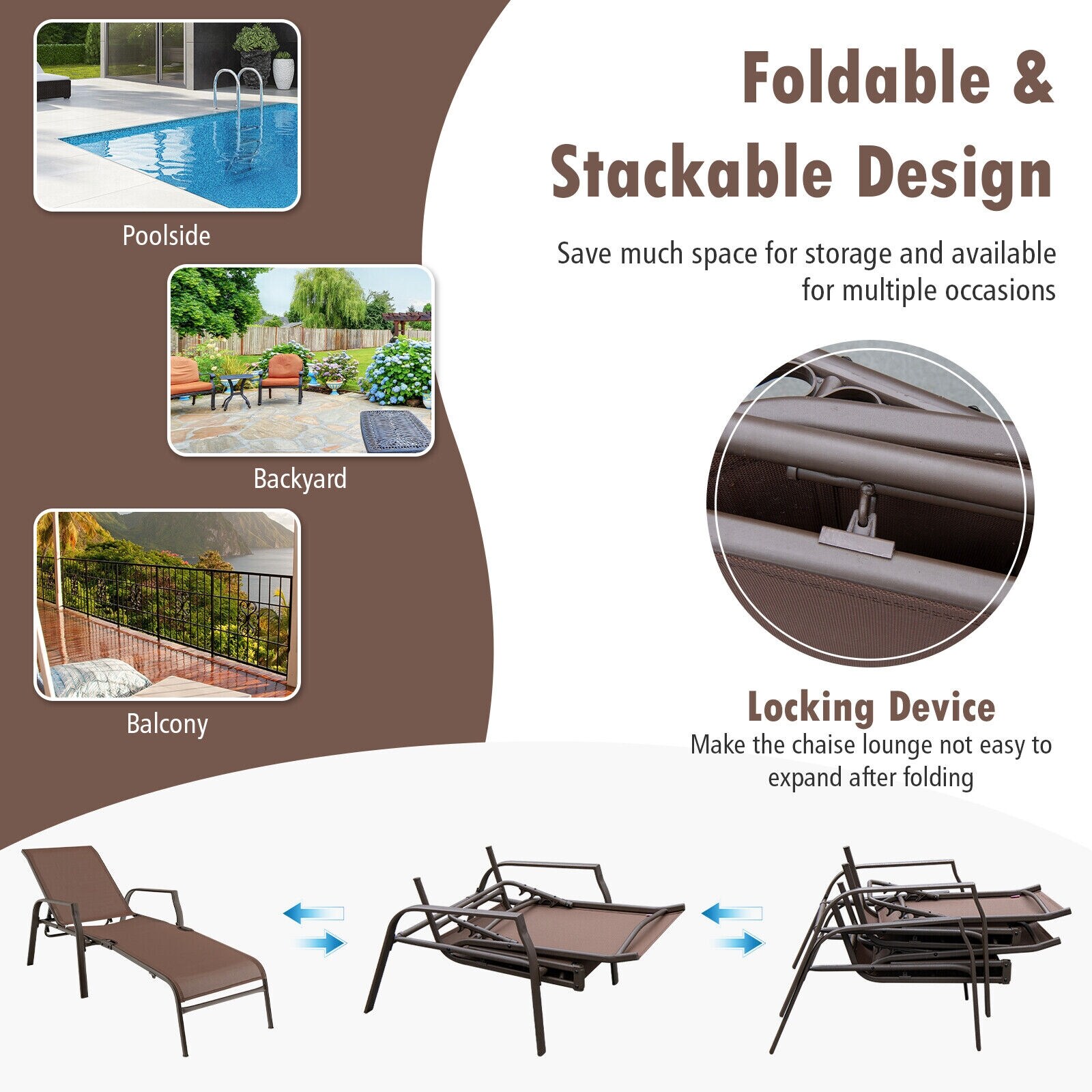 Forclover HYFE-10307CF2 Patio-Chairs - View #7