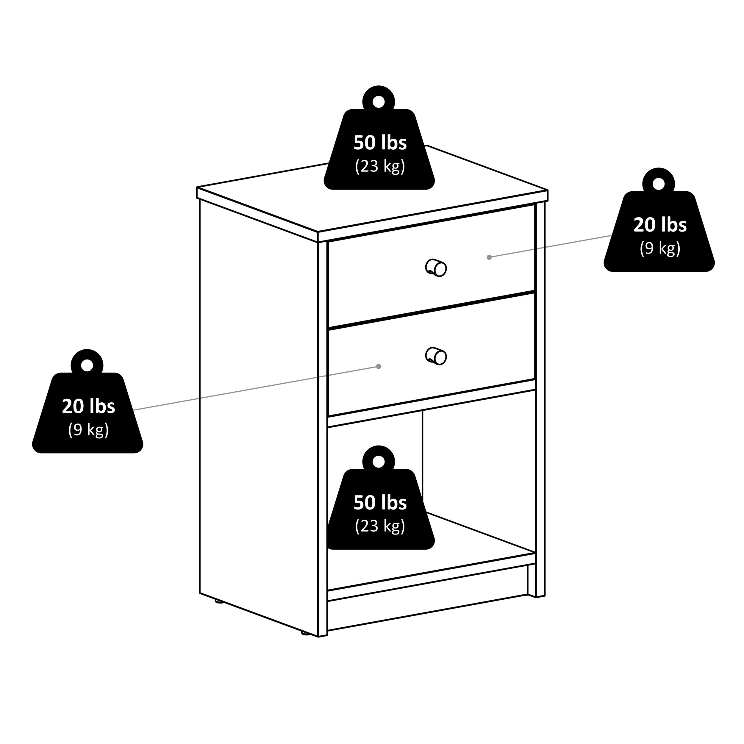 Winsome Wood 20936 nightstands - View #10