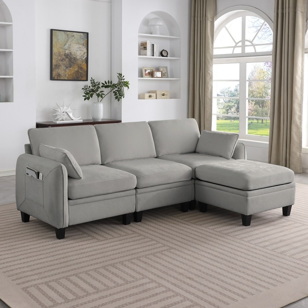 Coolbibila YUMO-SOFA-GRAY Sofas-Loveseats - View #2