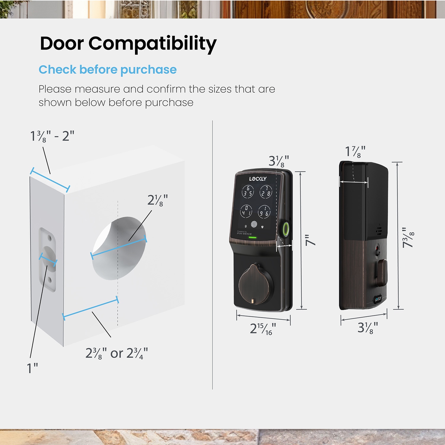 Lockly PGD728W-VB Electronic-Door-Locks - View #18