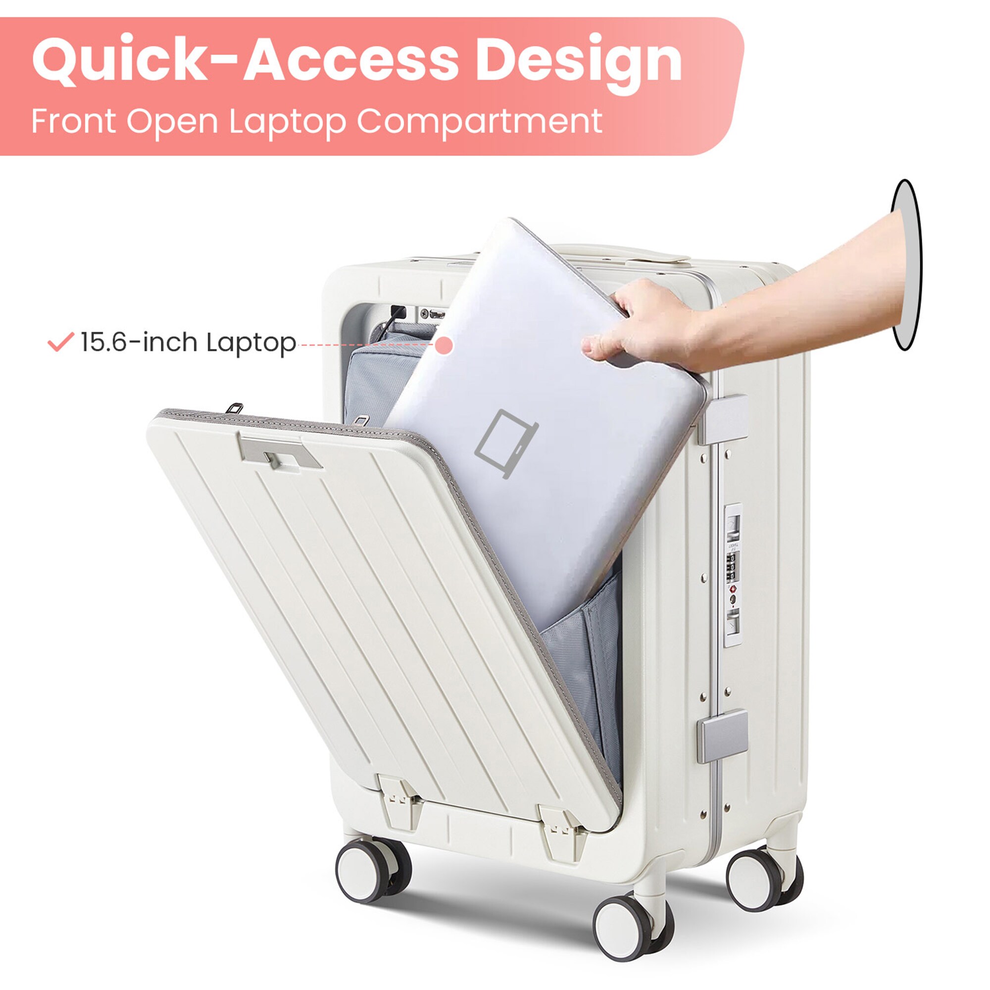SINOFURN SYD9200005WT Luggage-And-Luggage-Sets - View #20