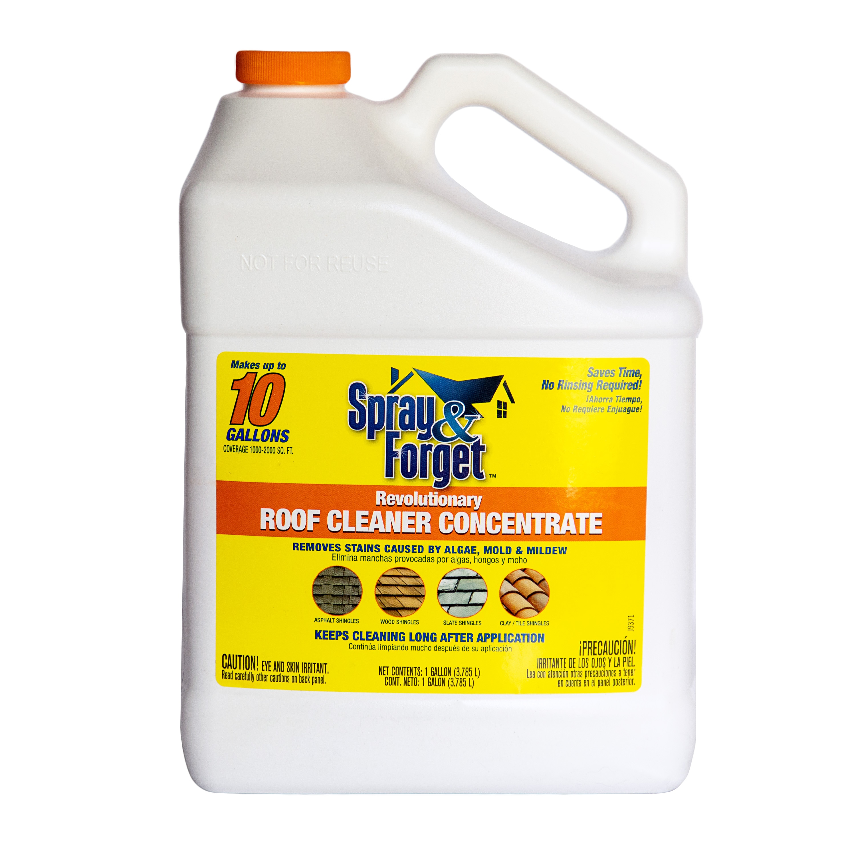 Spray & Forget 1-Gallon Roof Concentrated Outdoor Cleaner in the
