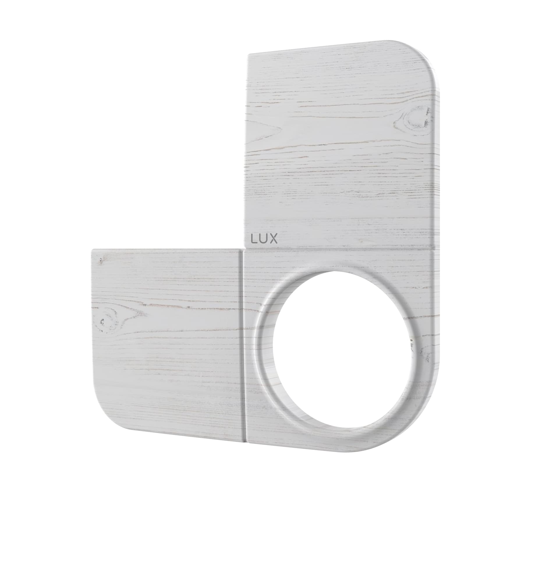 Lux DSC-KNS-DW 4.5-in x 4.5-in Plastic Rectangle Driftwood Thermostat Cover