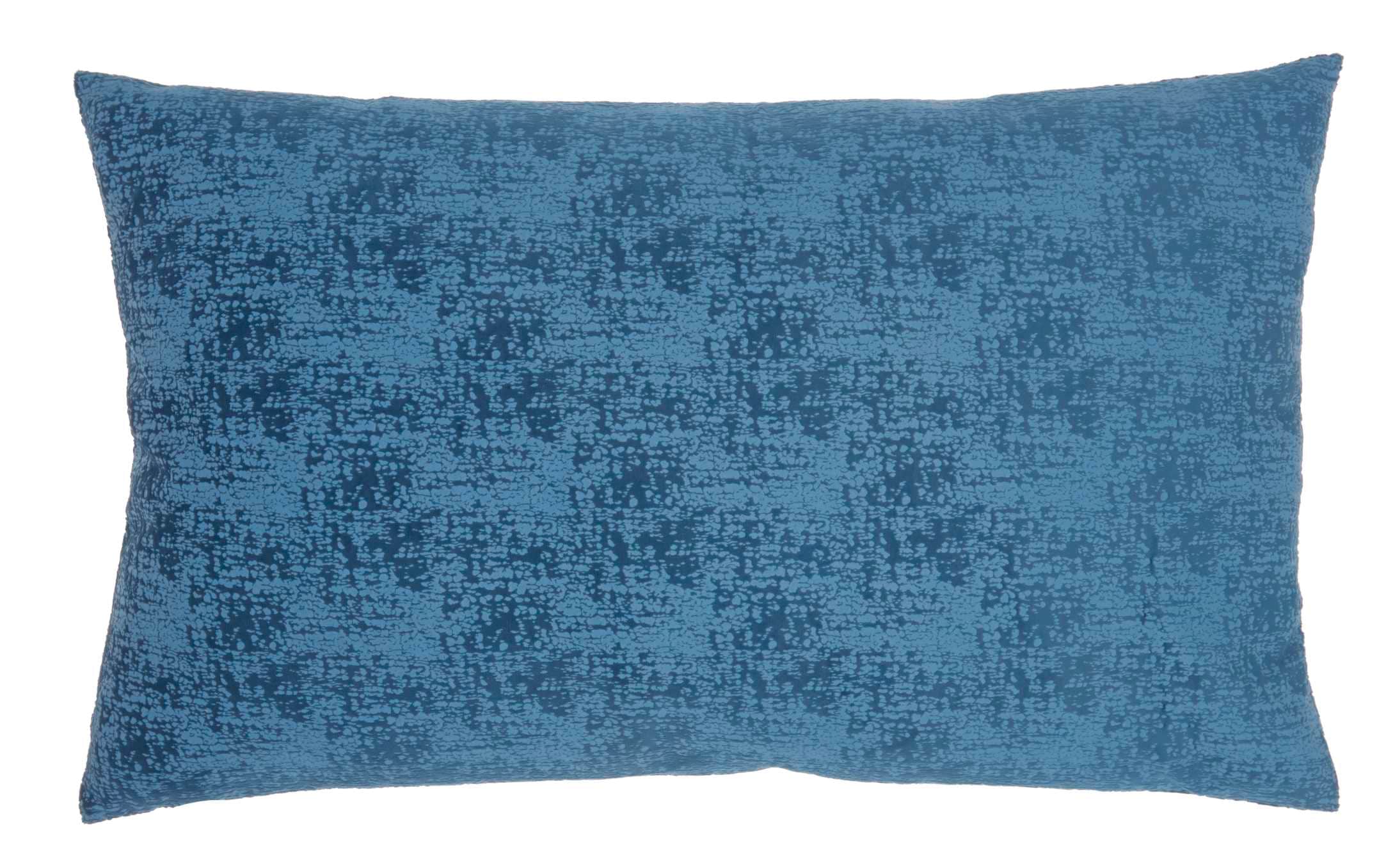 Mina Victory 798019075934 Lifestyles 14-in x 24-in Blue Rectangular Indoor Decorative Pillow