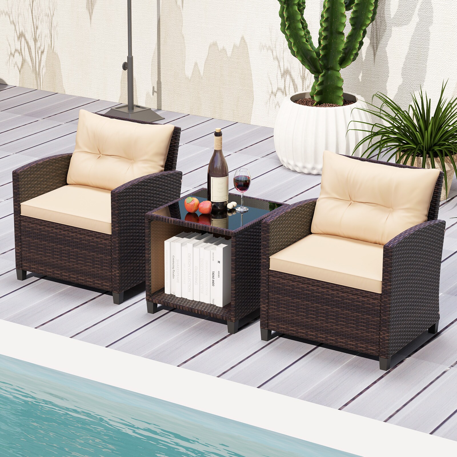 Slickblue D-CO-NB43037WH Patio-Conversation-Sets - View #7