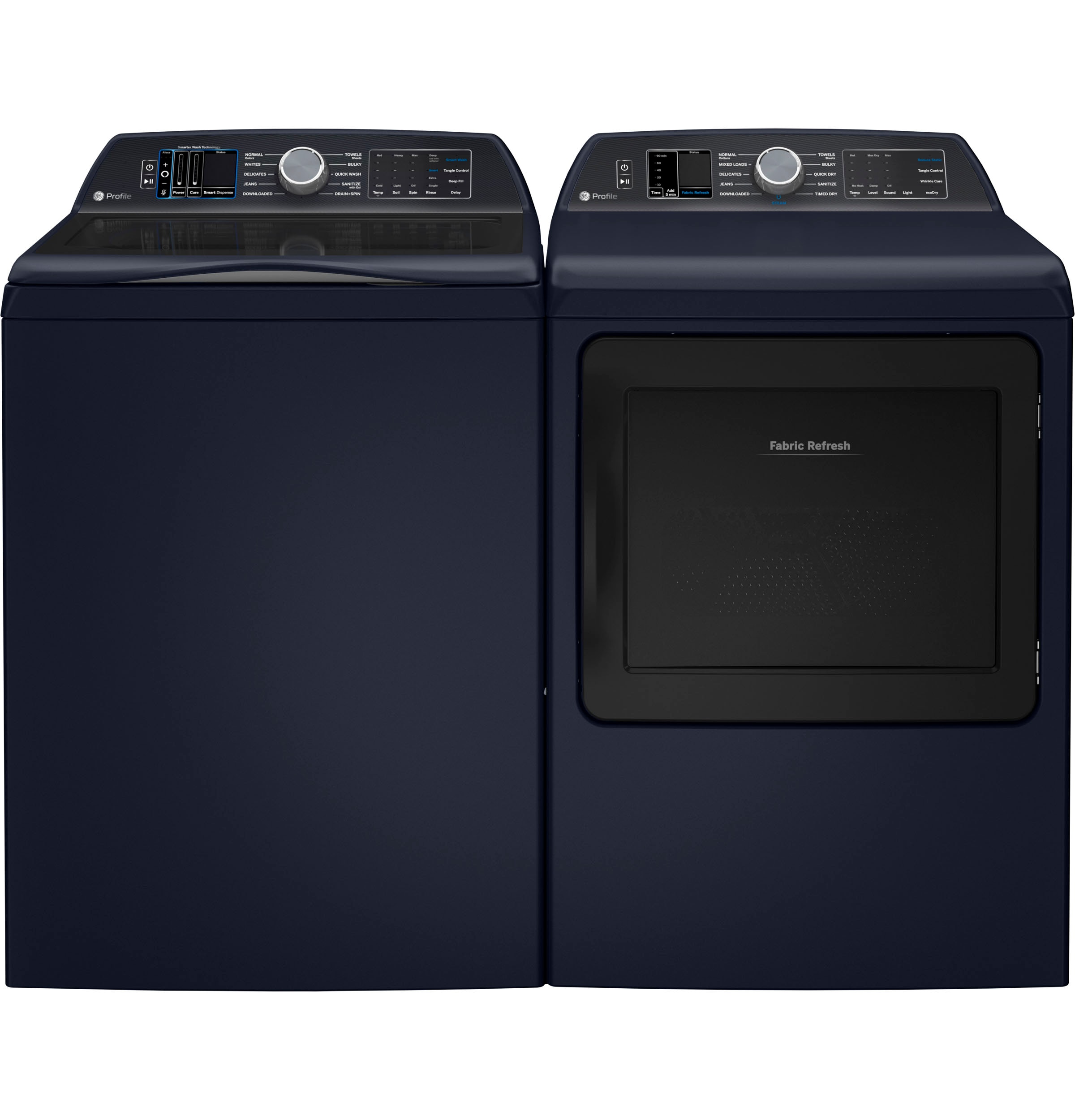 Blue washer store dryer