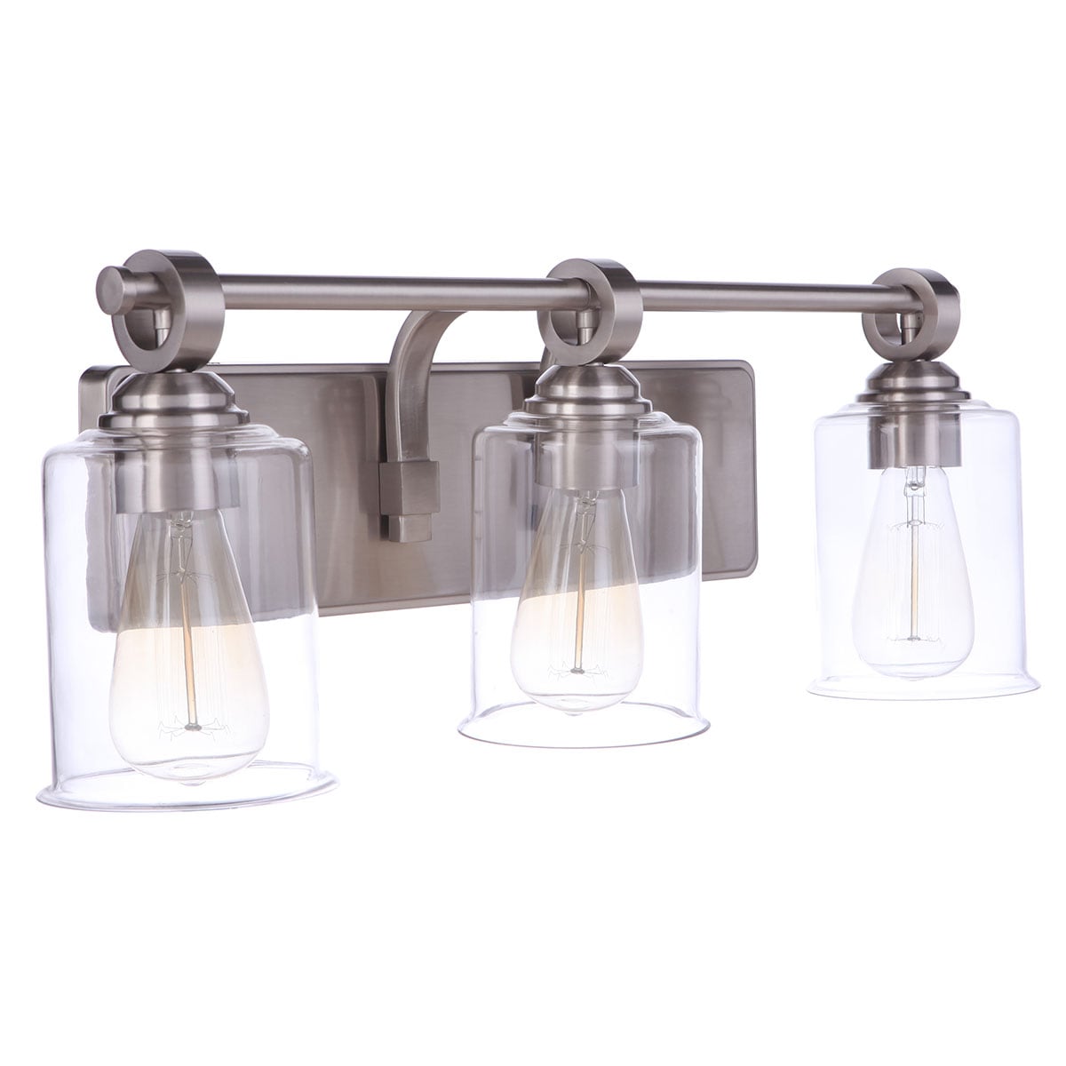 Craftmade 56403-BNK Romero 24.38-in 3 -Light Brushed Nickel Transitional Vanity light