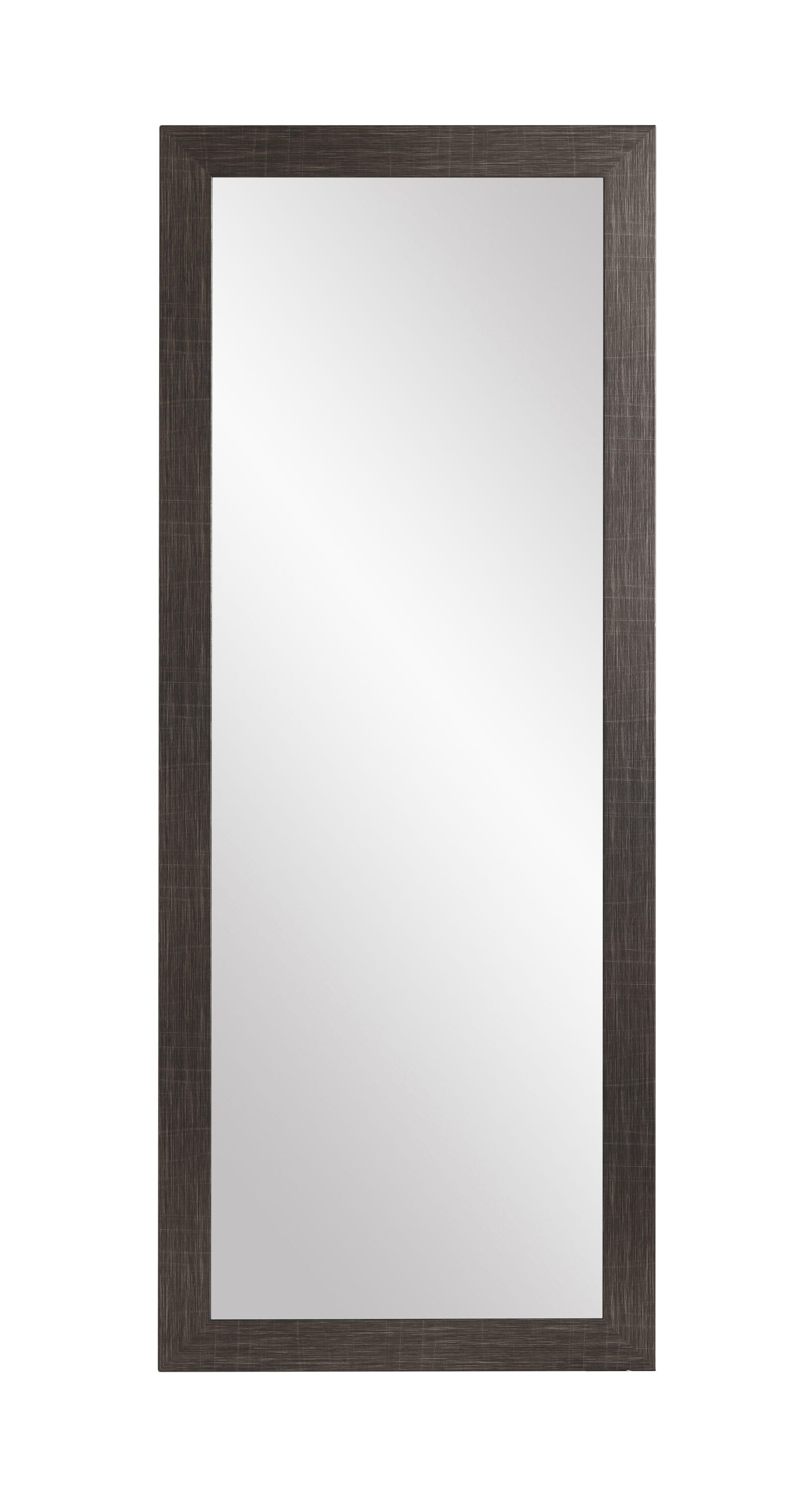BrandtWorks BM005T 32-Inches W x 71.0-Inches H Rectangle Scratched Black Framed Full Length Wall Mirror