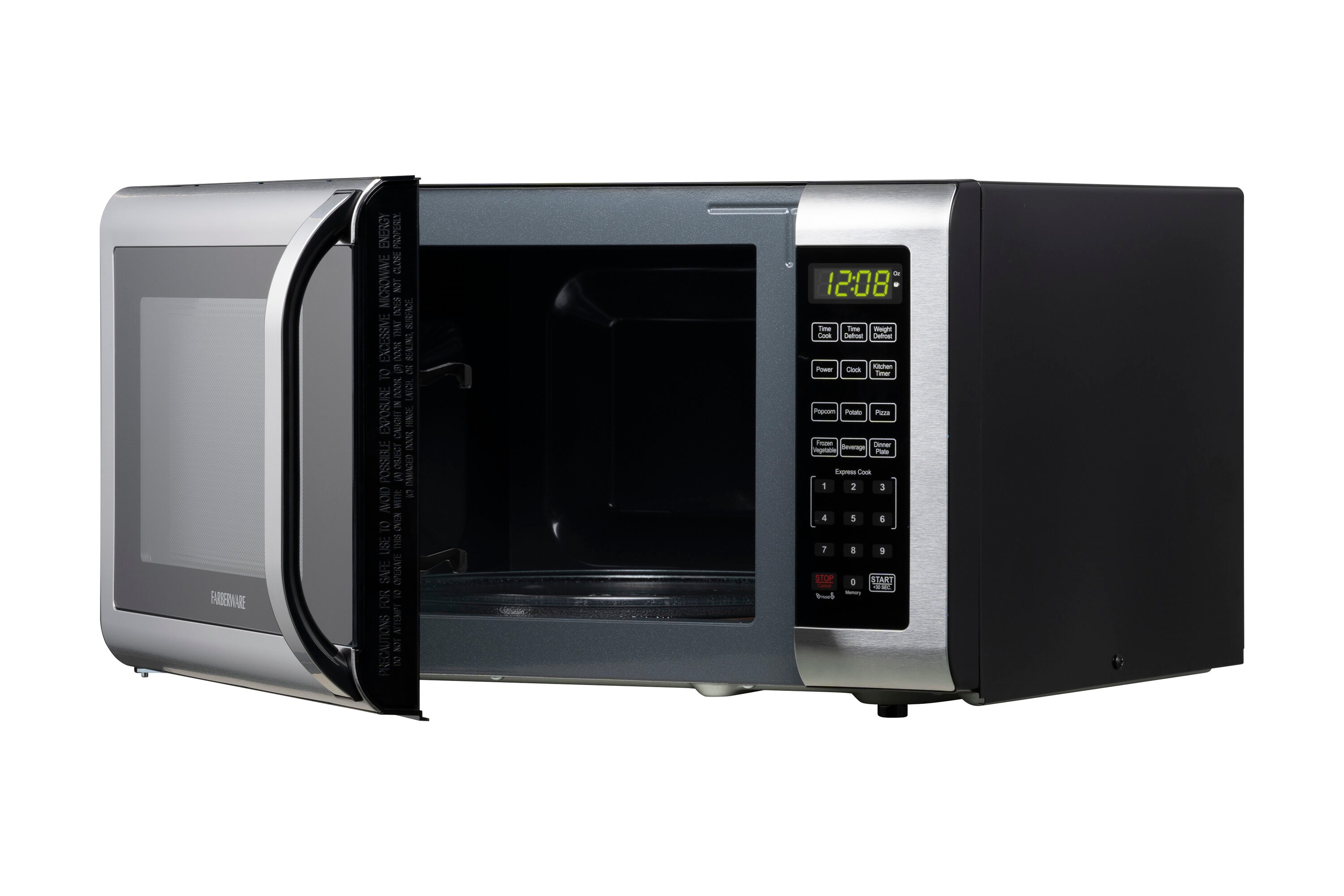 Farberware FMG16SS 1.6 Microwave Oven, Brushed Stainless Steel