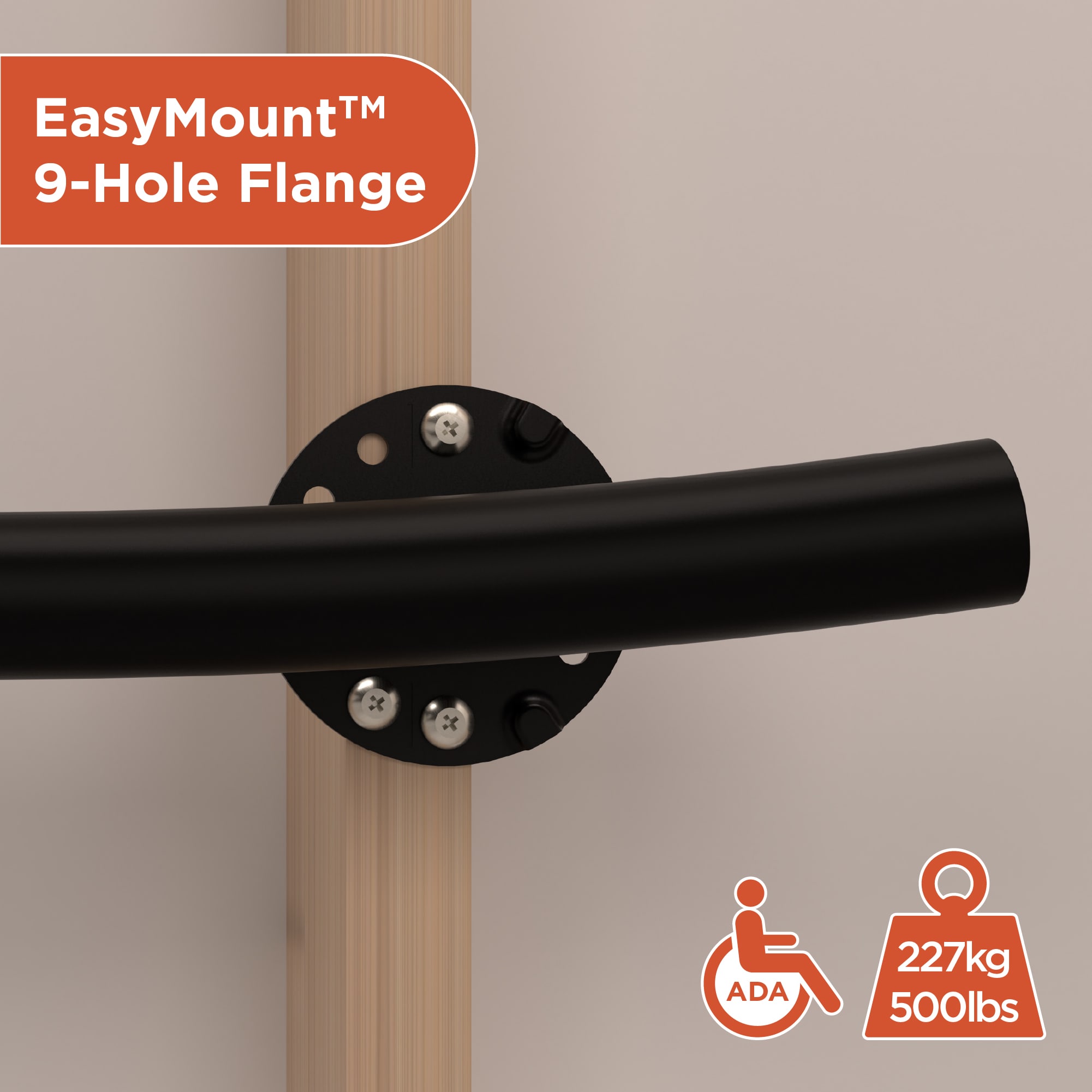 HealthCraft WGB-24-LR-BLK Grab-Bars - View #5