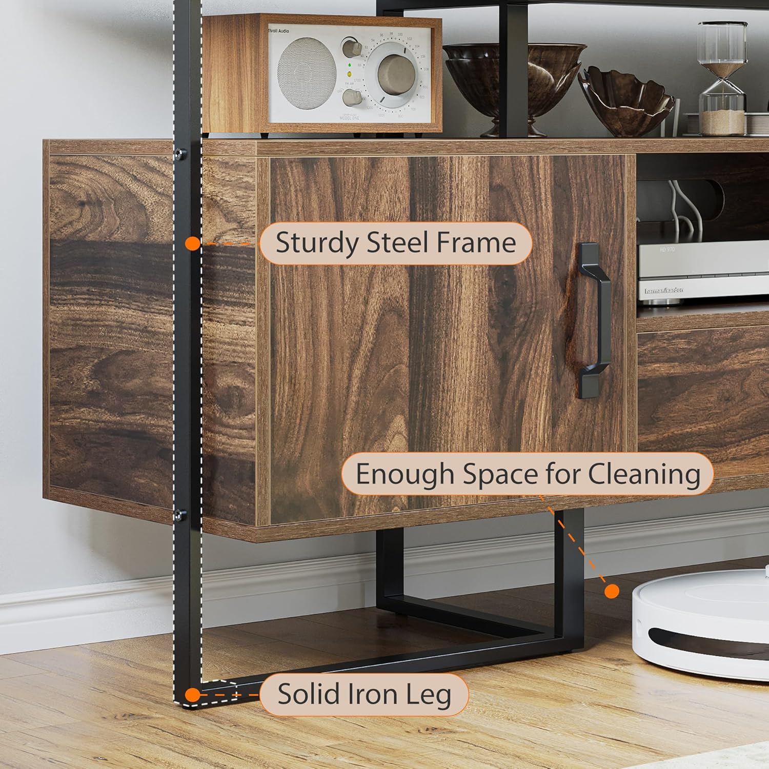 Qeetex LHF-DSG-PHO-10NHFJBQ Tv-Stands - View #4