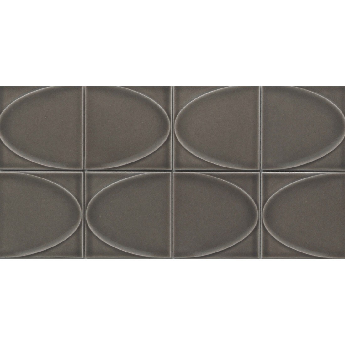 Emser W50MIZUTA0816MELP Mizu Taupe 8-in x 16-in Glossy Ceramic Mixed Pattern Patterned Wall Tile (3.392-sq. ft/ Carton)
