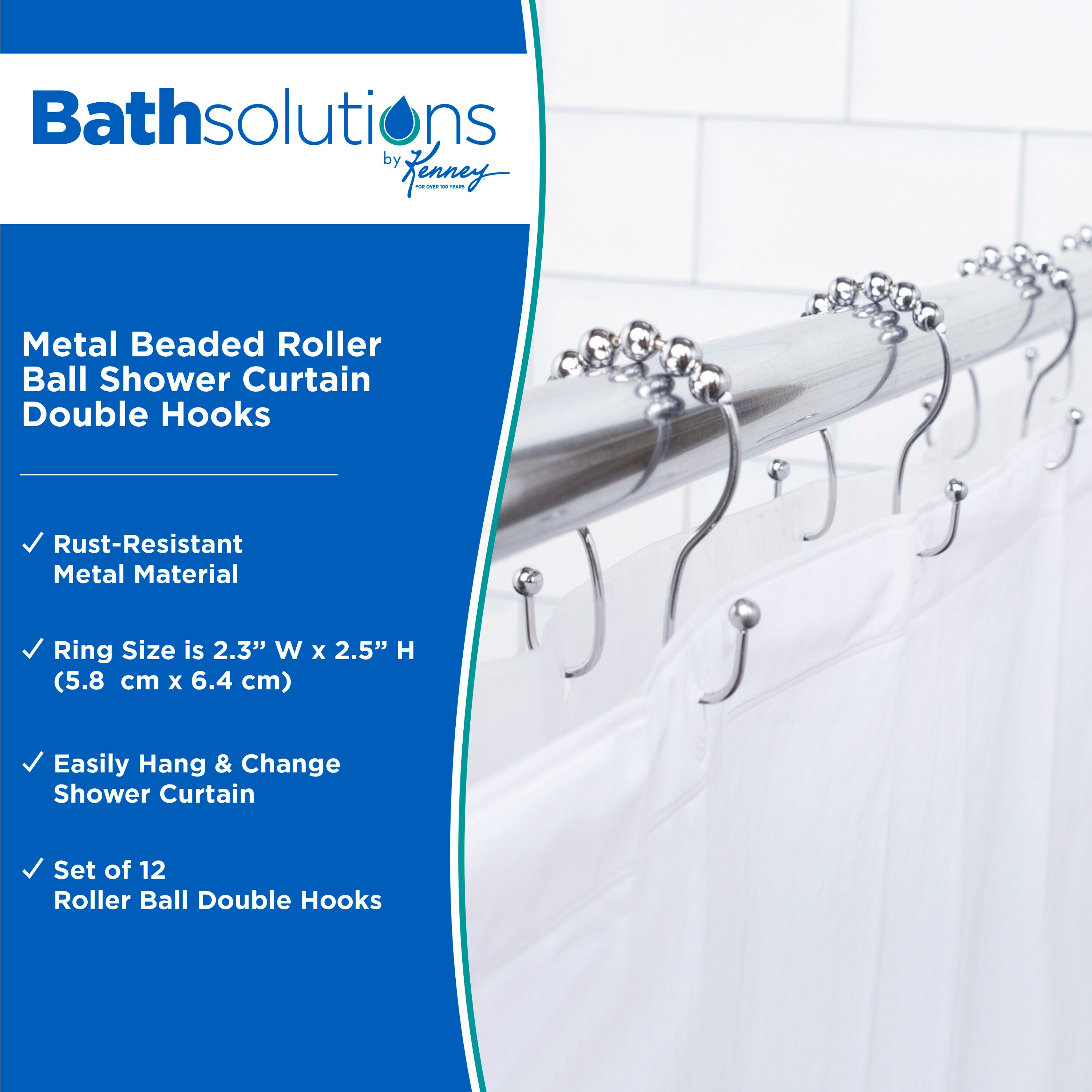 Kenney KN67123V2 Shower-Rings-Hooks - View #2