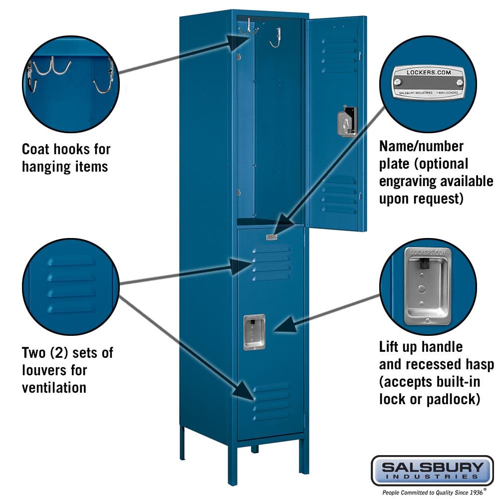 SALSBURY INDUSTRIES 18-52168BL-A Storage-Lockers - View #2