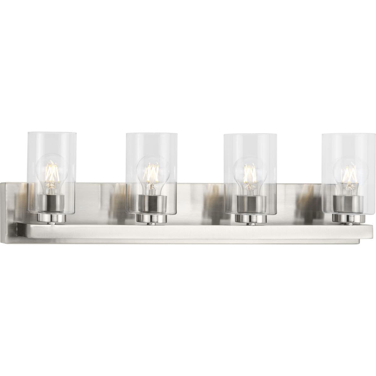 Progress Lighting P300389-009 Goodwin 29.25-in 4 -Light Brushed Nickel Modern/contemporary Vanity light