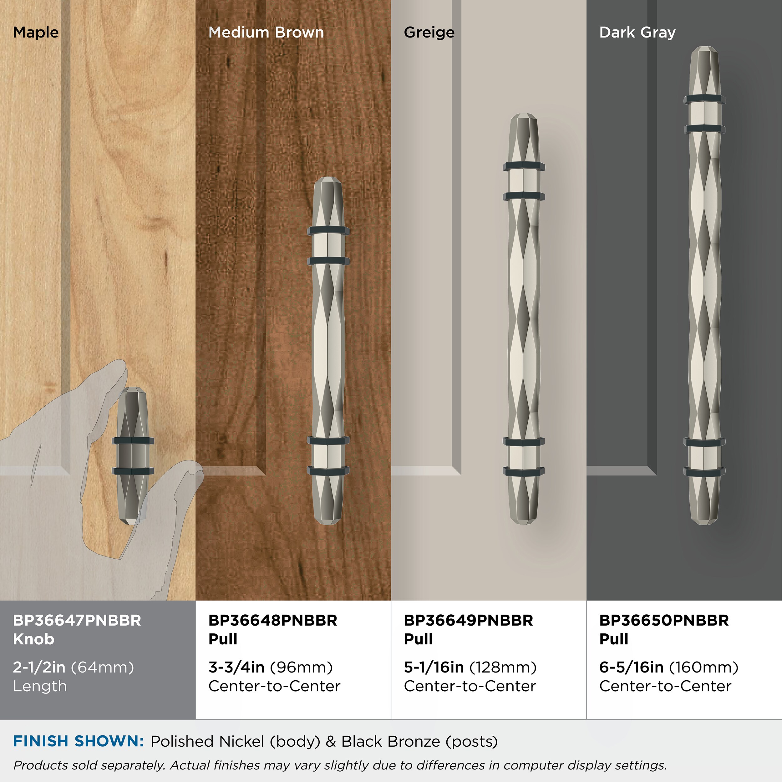 Amerock BP36647PNBBR Cabinet-Knobs - View #7