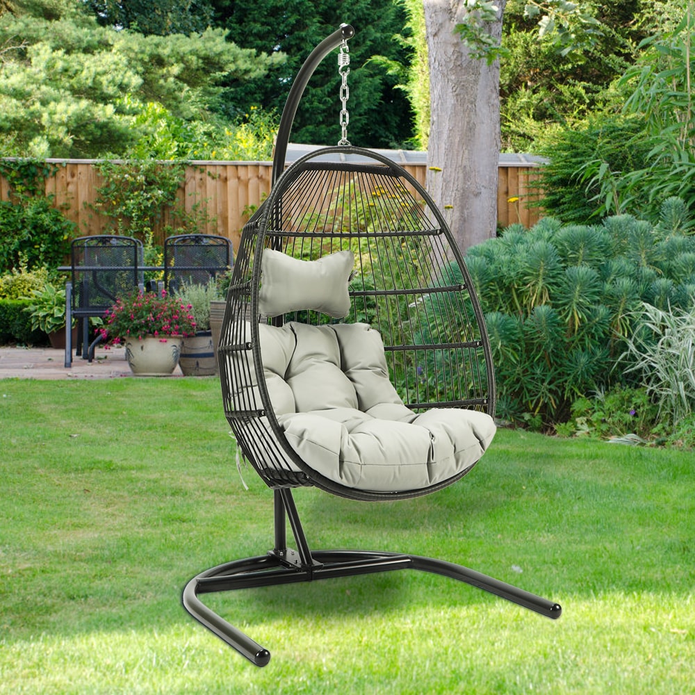 Garden & Patio Furniture Hanging Hammock Chair Swing Seat Toy Summer Outdoor Fun 