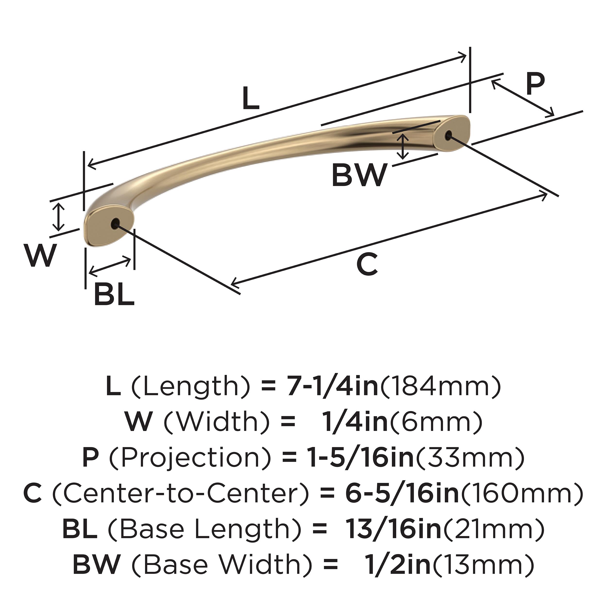 Amerock 10VMP37232CZ Cabinet-Pulls - View #4