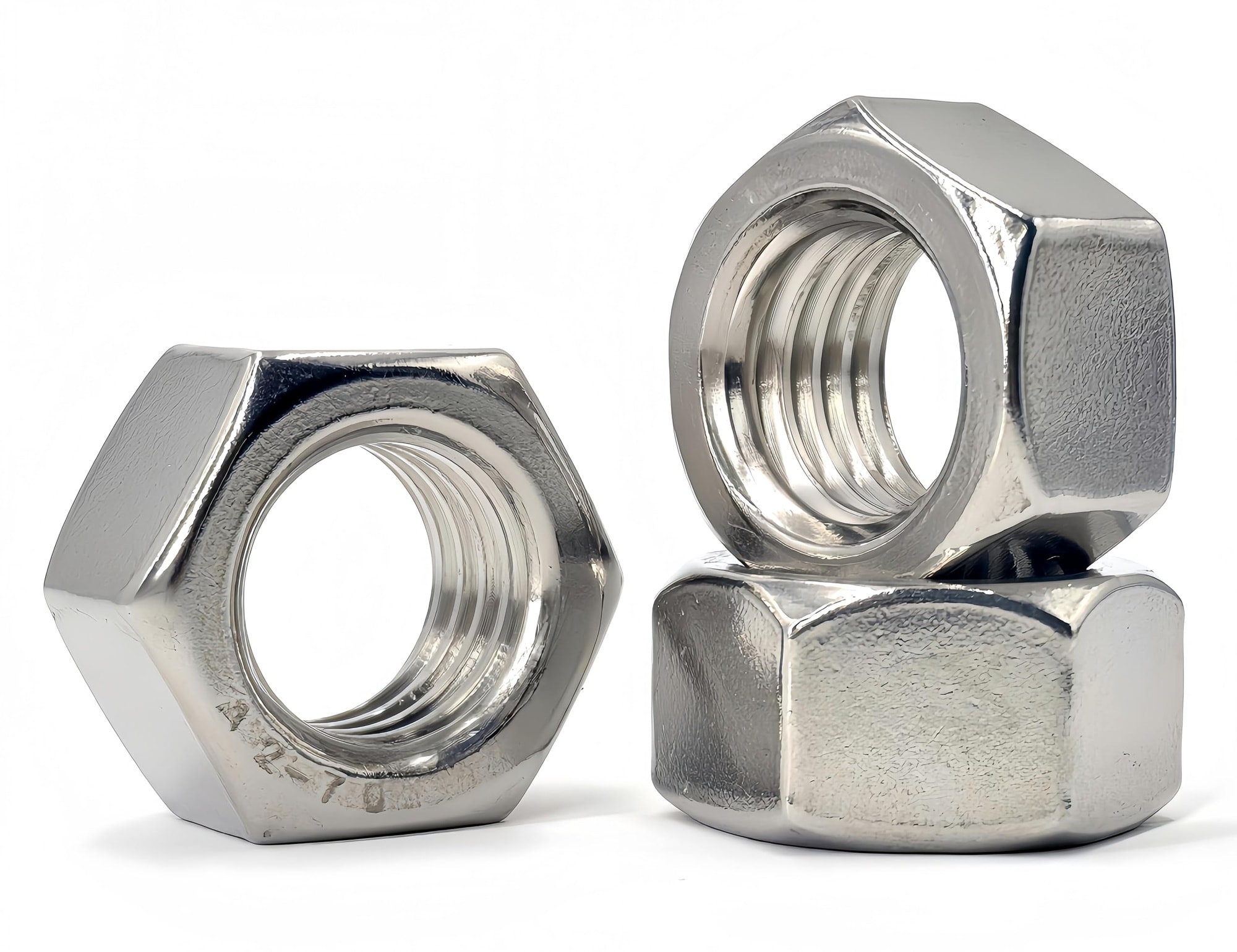 SenQWFa  6 Pieces M20-2.5 Metric 304 Stainless Steel Hex Nut High Strength Corrosion Resistant Hardware Fasteners durable home and garden