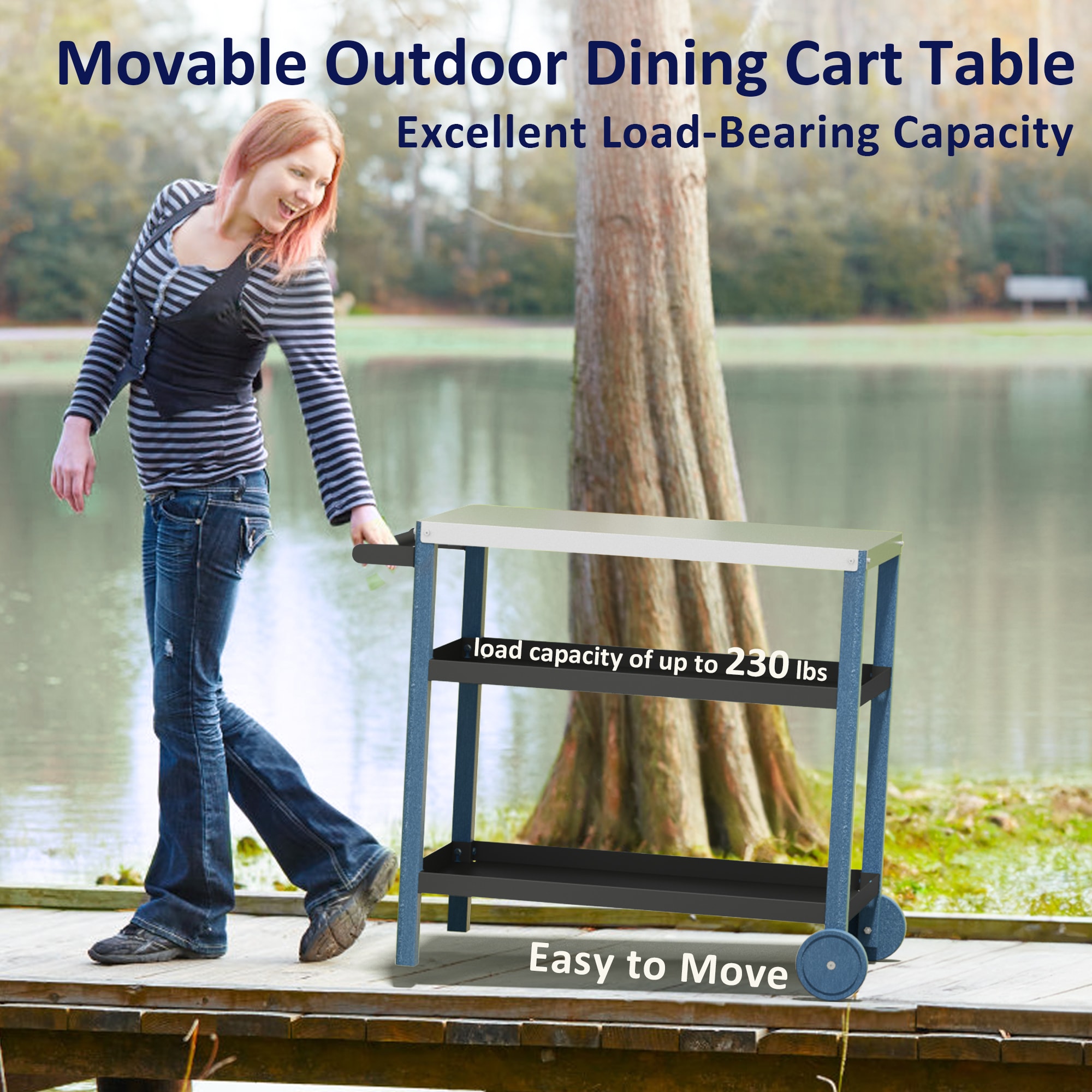 Poly furniture KC-SS07-NB Grill-Carts-Grill-Stands - View #3