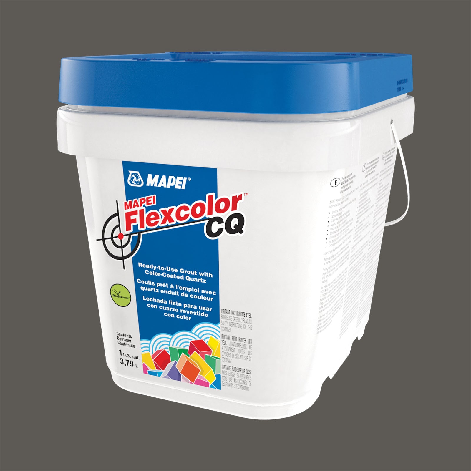 MAPEI 4KA504704 Flexcolor CQ Charcoal #5047 Sanded Acrylic Premix Grout (1-Gallon)
