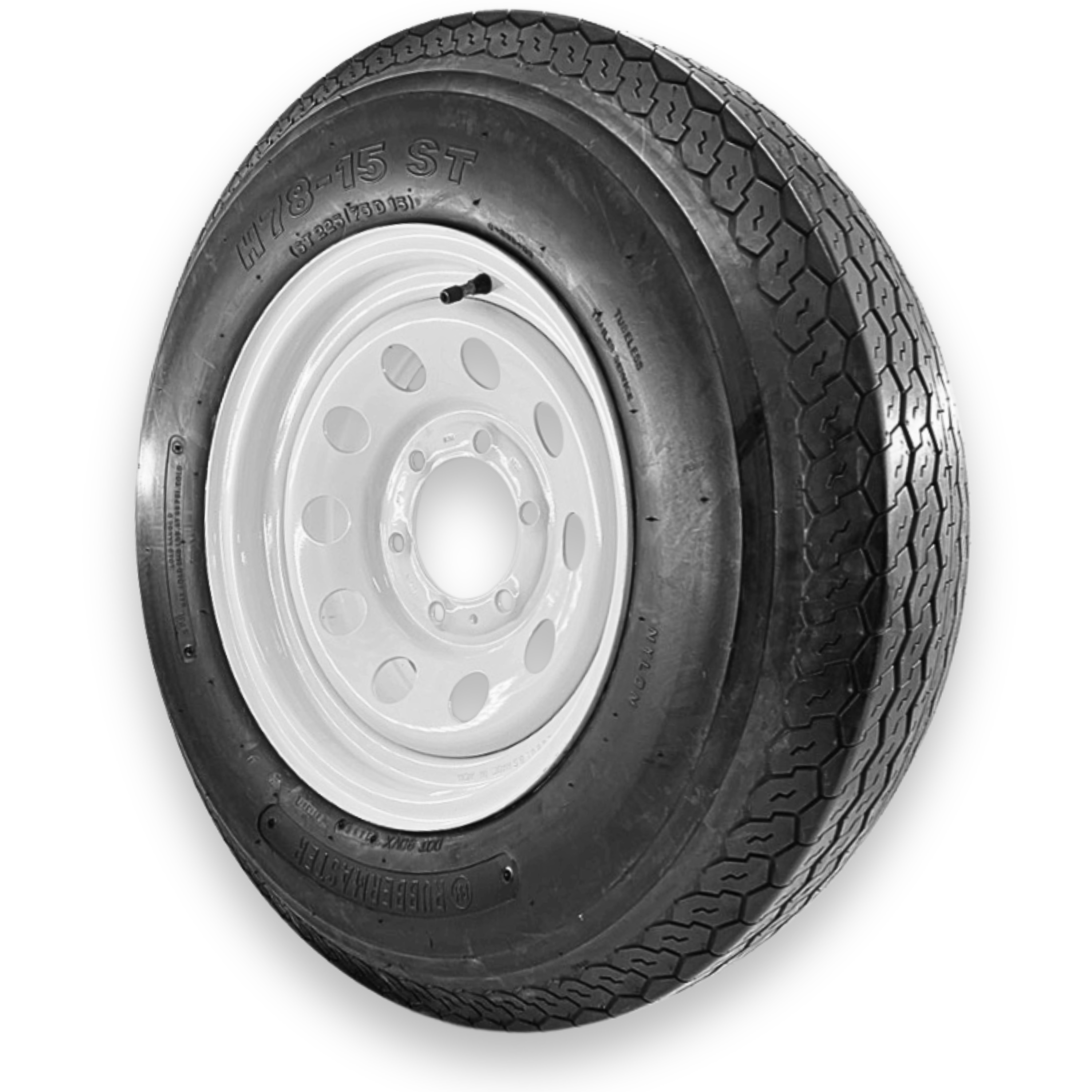 RubberMaster Rubbermaster H78-15 (st225/75d15) 8 Ply Highway Rib Tire ...