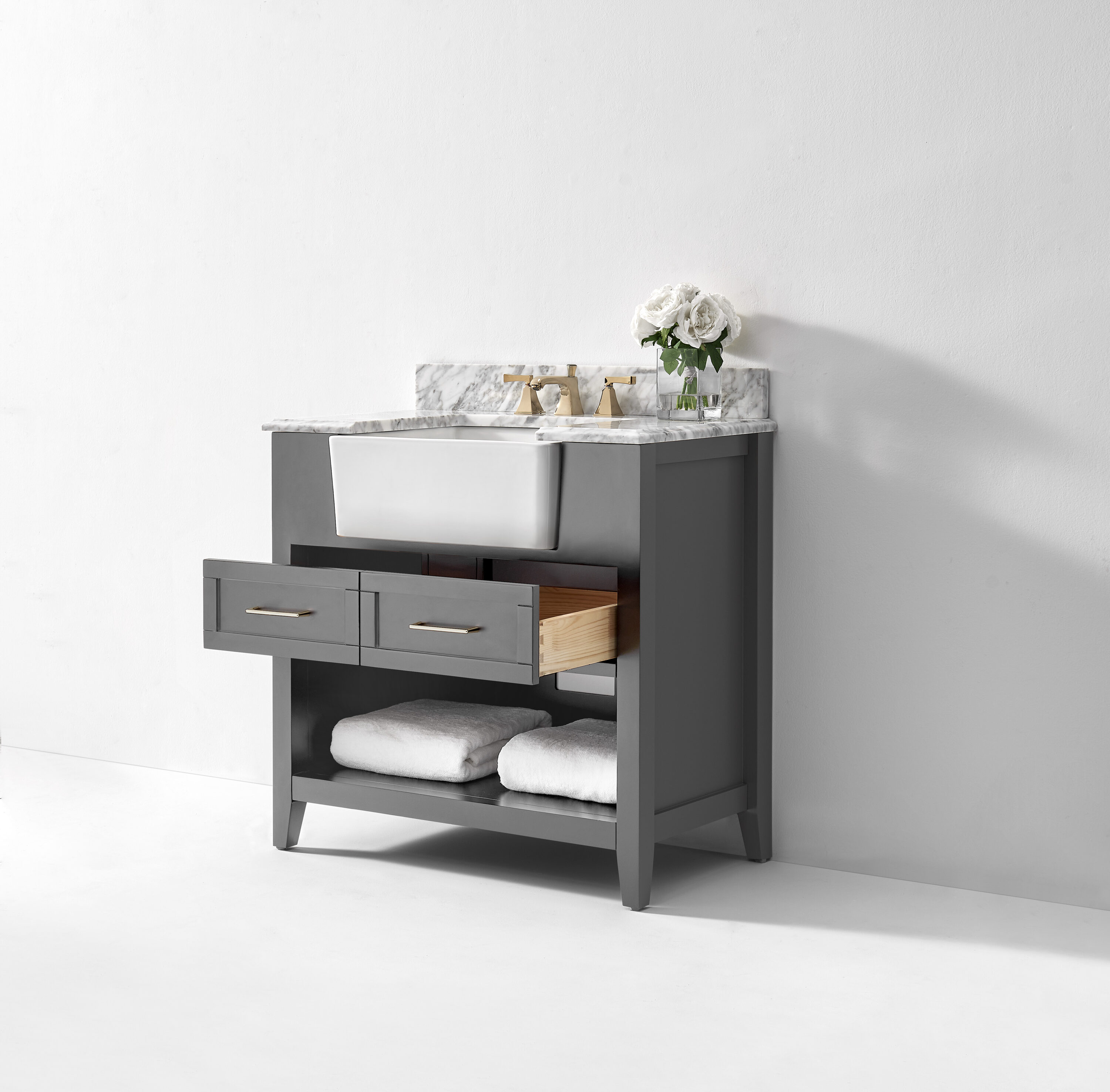 Ancerre Designs VTS-HAYLEY-36-SCG-CW Bath-Vanity-Combo - View #11