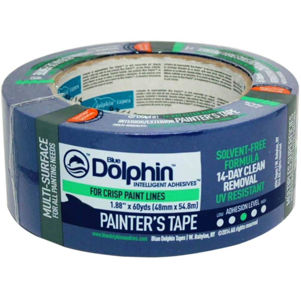 Blue Dolphin 808120 2-in x 60 Yard(s) Painters Tape