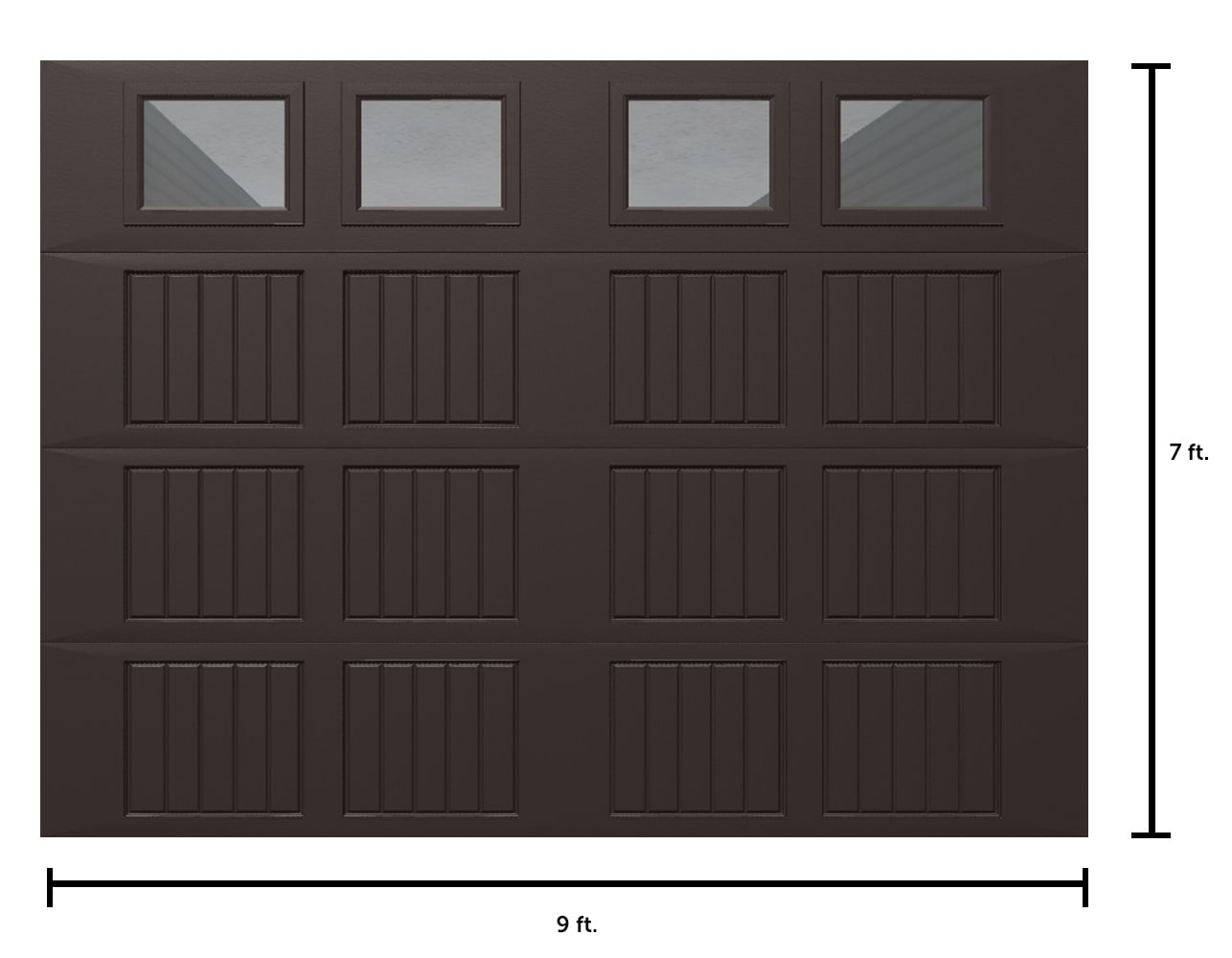 Wayne Dalton WD9100SBC97 Garage-Doors - View #2