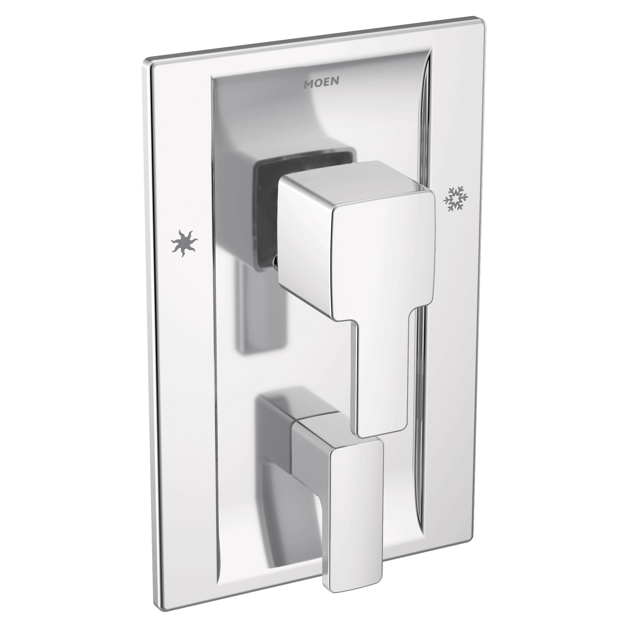 Moen TS2710 90 Degree Chrome 2-handle Sold separately Shower Faucet