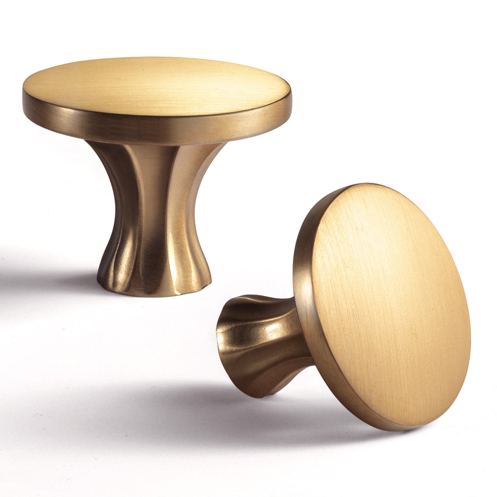 Miaokesen 2202UBR-DK 1-2/5-in Champagne Bronze Mushroom Modern Cabinet Knob 6 -Pack