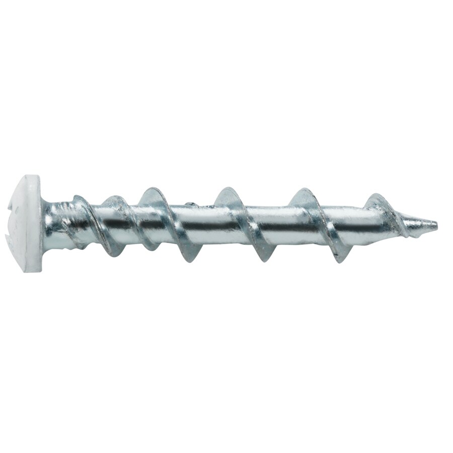 Walldog 376240 50-lb #8 x 1-1/2-in Concrete Anchors with Screws Included 6 -Pack