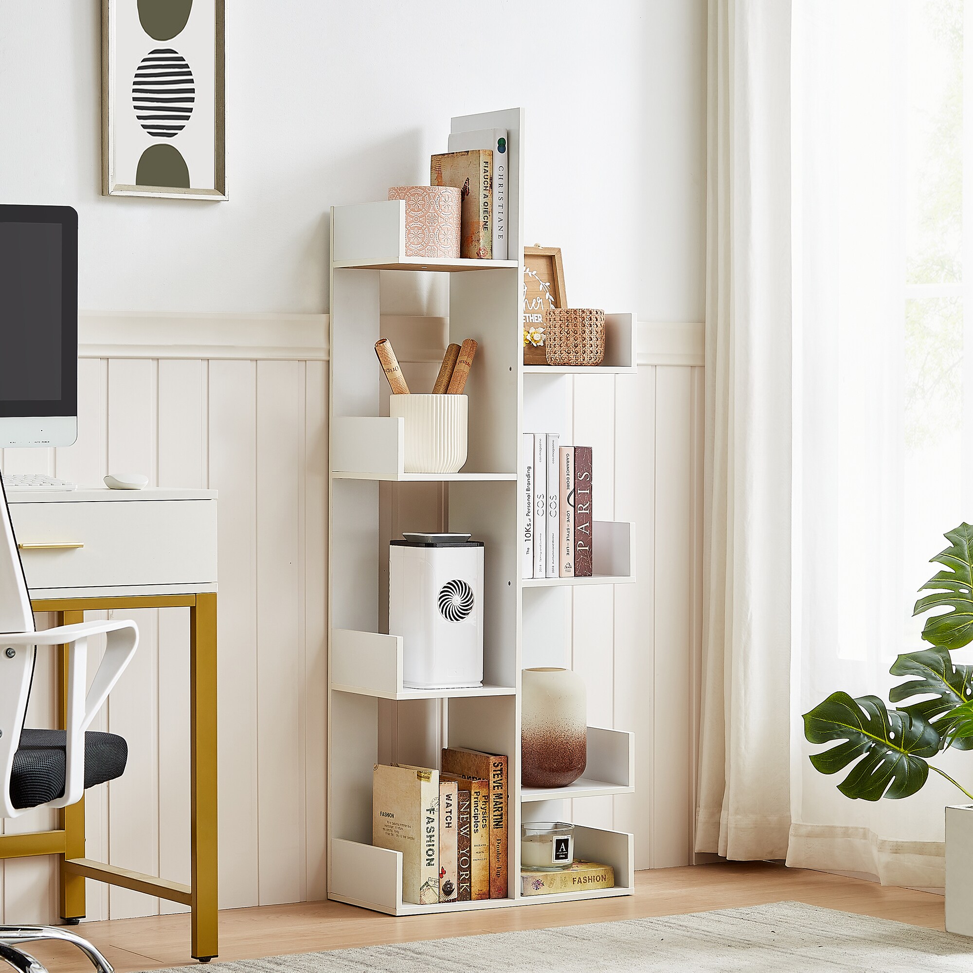 Vecelo LOE-B18-WHT bookcases - View #11