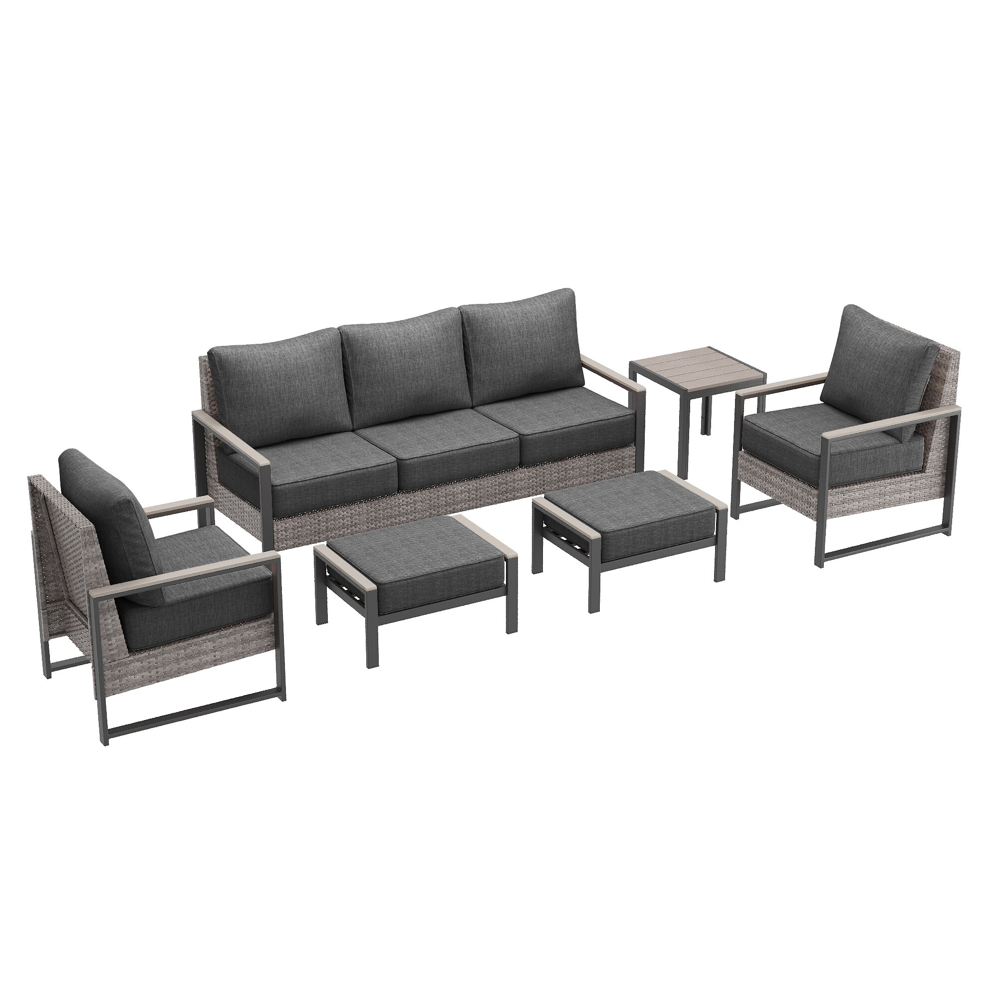 ACEGOSES LW-148HBK-T7 Patio-Conversation-Sets - View #2