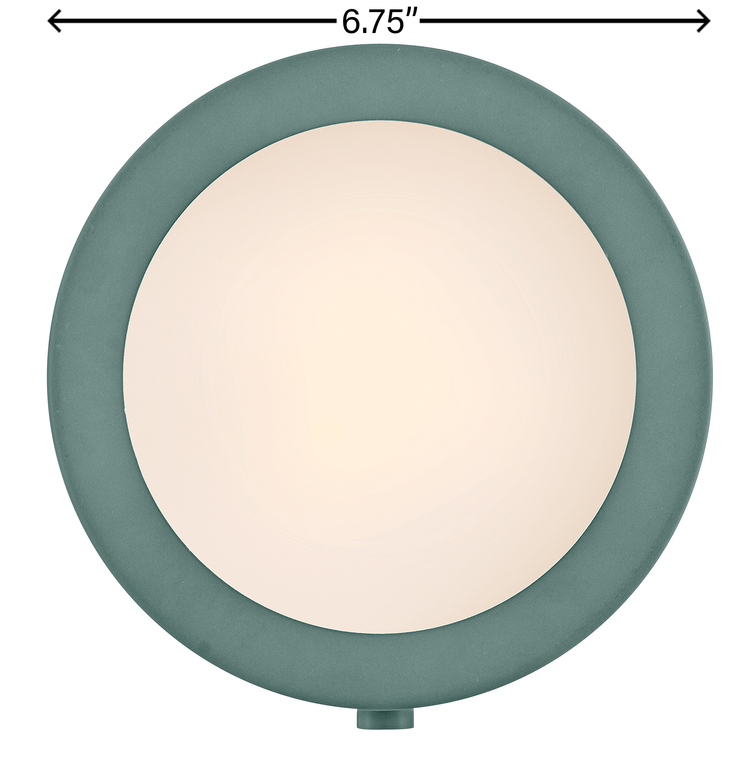 Sage Green and Brass Dimmable Wall Sconce with Etched Opal Glass