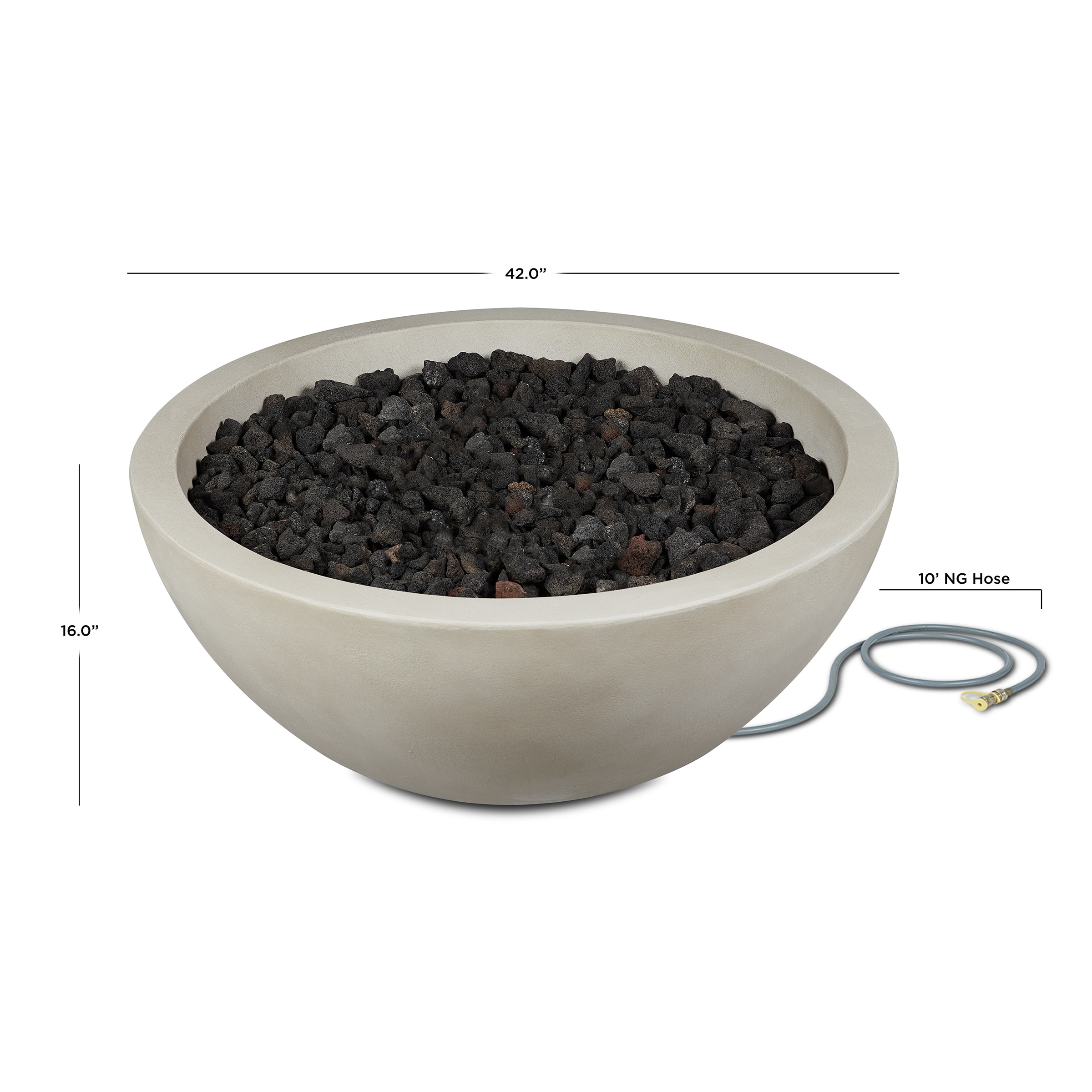 Jensen Co. 132NG-FOG Outdoor-Gas-Firepits - View #5