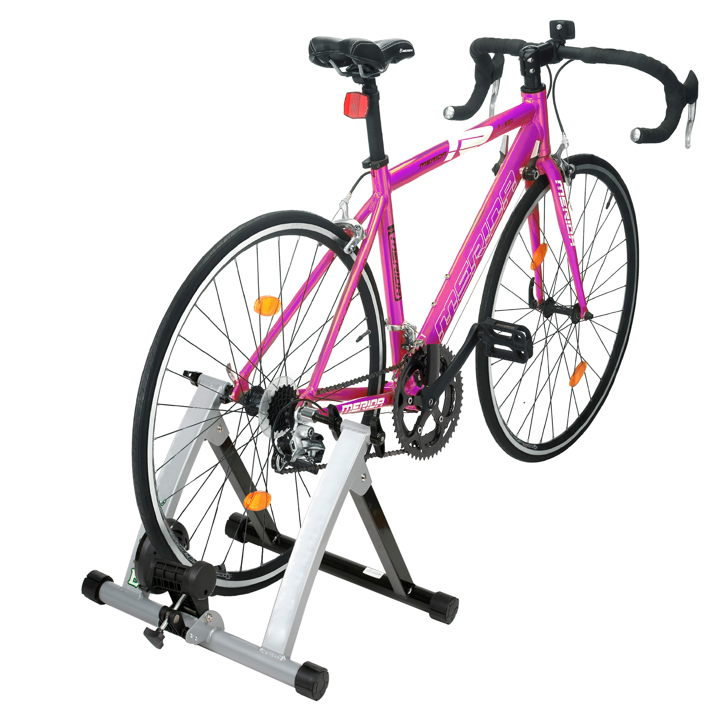 Indoor Riding Stationary Bike Stand Amazon VEVOR Bike Trainer Stand Fluid Stationary  Bike Stand For Wheels